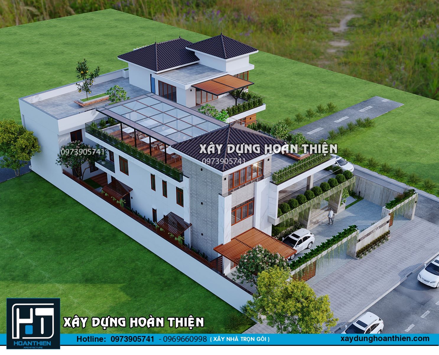 Mẫu thiết kế biệt thự tại Biên Hòa hiện đại, đẳng cấp và gần gũi thiên nhiên Mẫu thiết kế biệt thự tại Biên Hòa hiện đại, đẳng cấp và gần gũi thiên nhiên