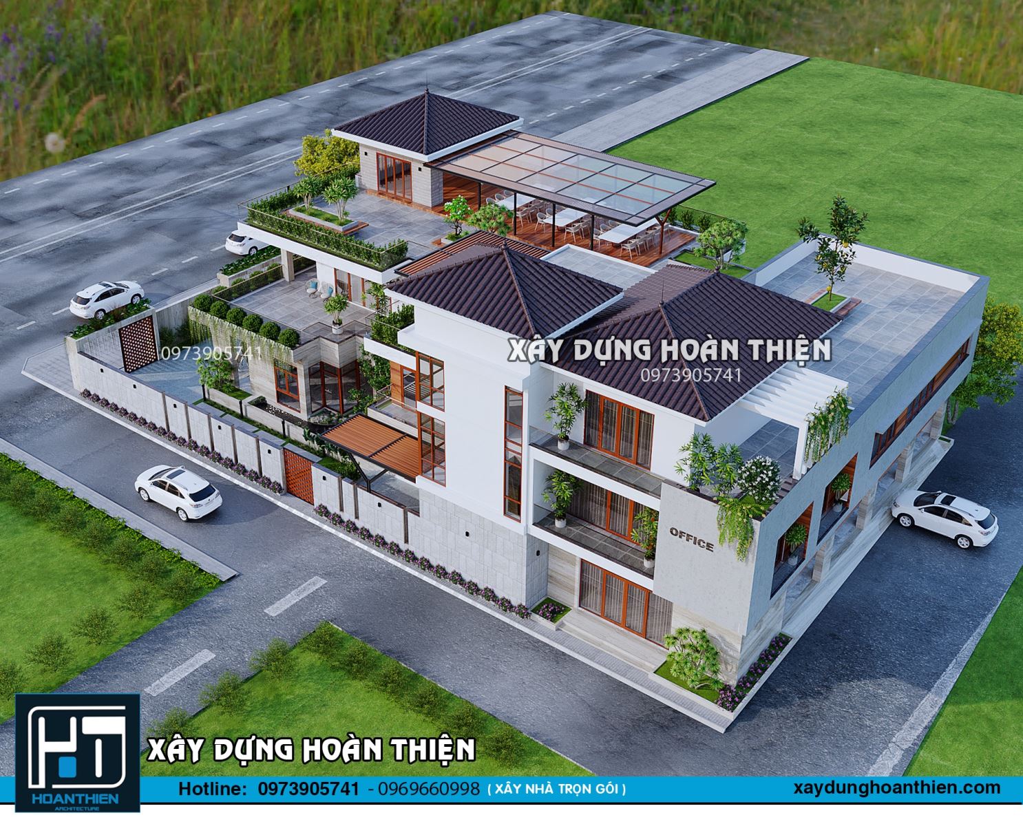 Mẫu thiết kế biệt thự tại Biên Hòa hiện đại, đẳng cấp và gần gũi thiên nhiên Mẫu thiết kế biệt thự tại Biên Hòa hiện đại, đẳng cấp và gần gũi thiên nhiên