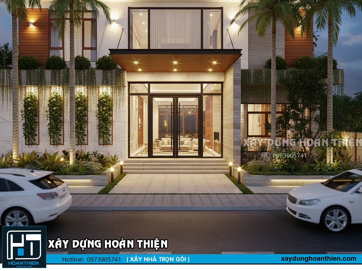 Mẫu thiết kế biệt thự tại  Biên Hòa hiện đại, đẳng cấp và gần gũi thiên nhiên