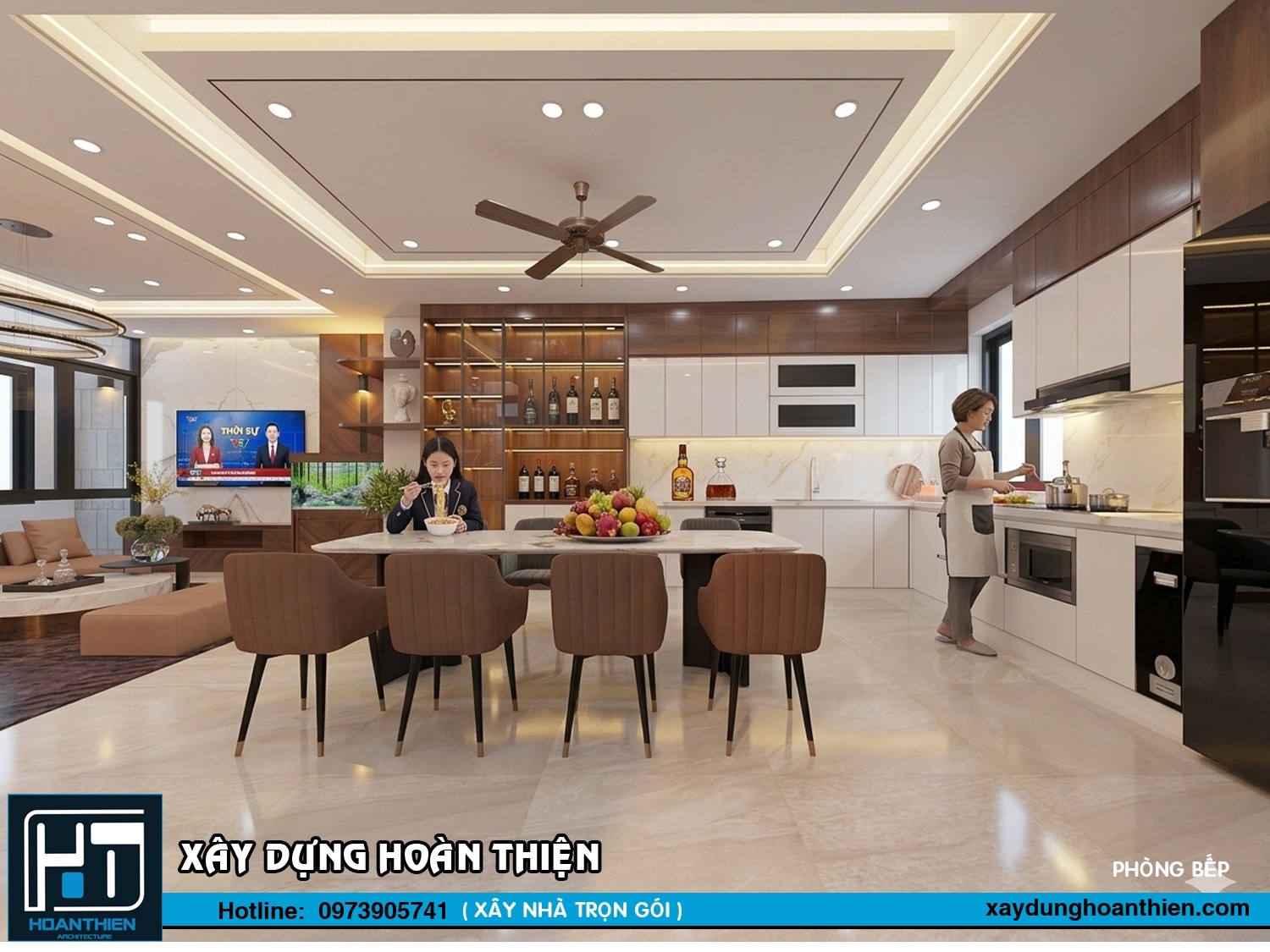 Mẫu nhà ống 5 tầng trên đất méo