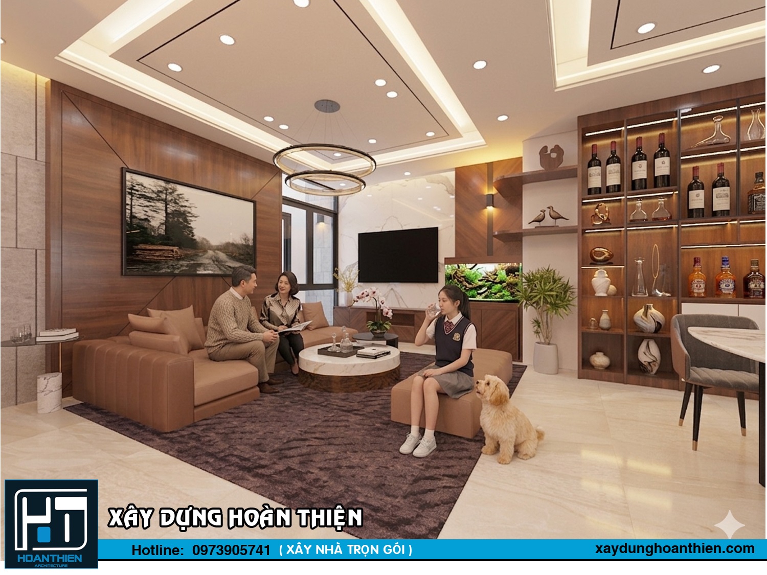 Mẫu nhà ống 5 tầng trên đất méo