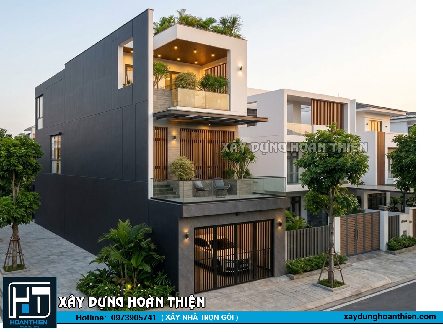 Thiết kế nhà ống 3 tầng hiện đại, tối ưu không gian sống 