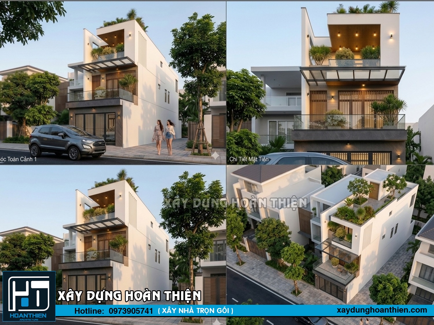 Thiết kế nhà ống 3 tầng hiện đại, tối ưu không gian sống 