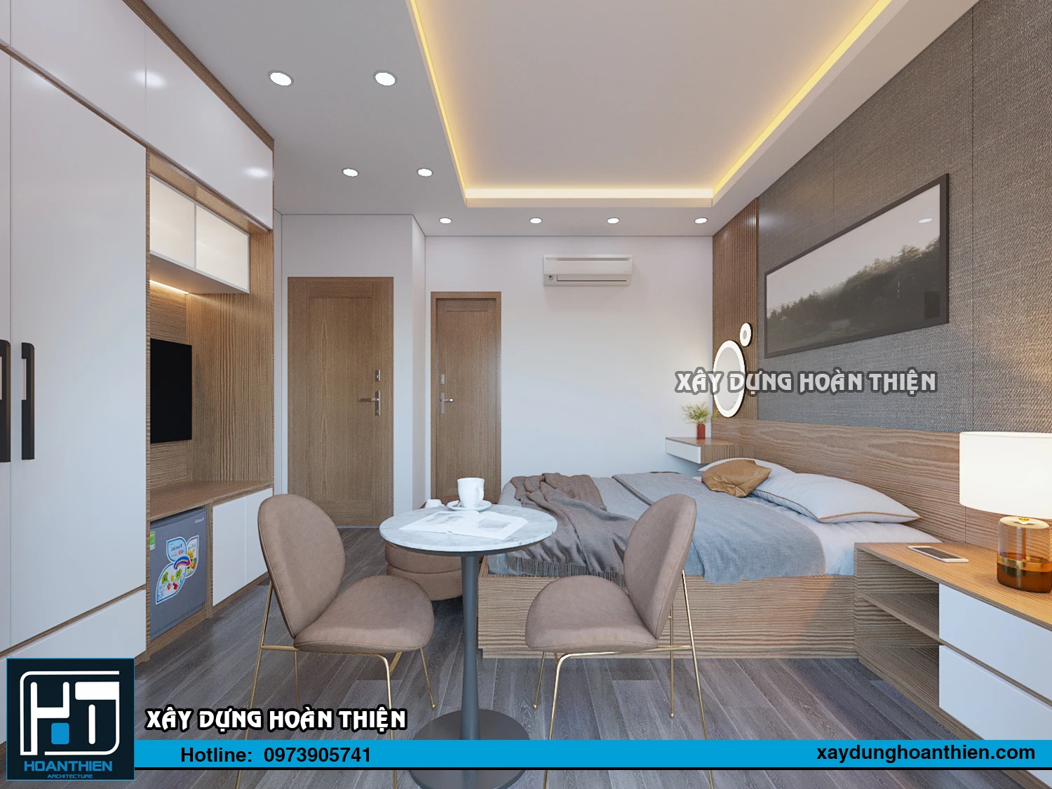 Thiết kế thi công nội thất căn hộ Aqua City Hạ Long, Quảng Ninh Thiết kế thi công nội thất căn hộ Aqua City Hạ Long, Quảng Ninh