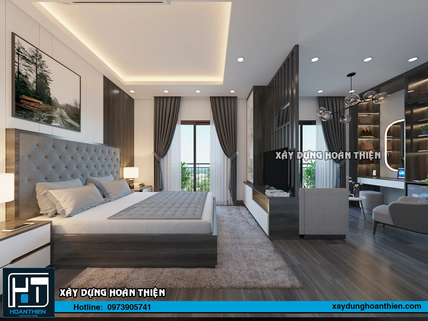Thiết kế thi công nội thất căn hộ Aqua City Hạ Long, Quảng Ninh Thiết kế thi công nội thất căn hộ Aqua City Hạ Long, Quảng Ninh