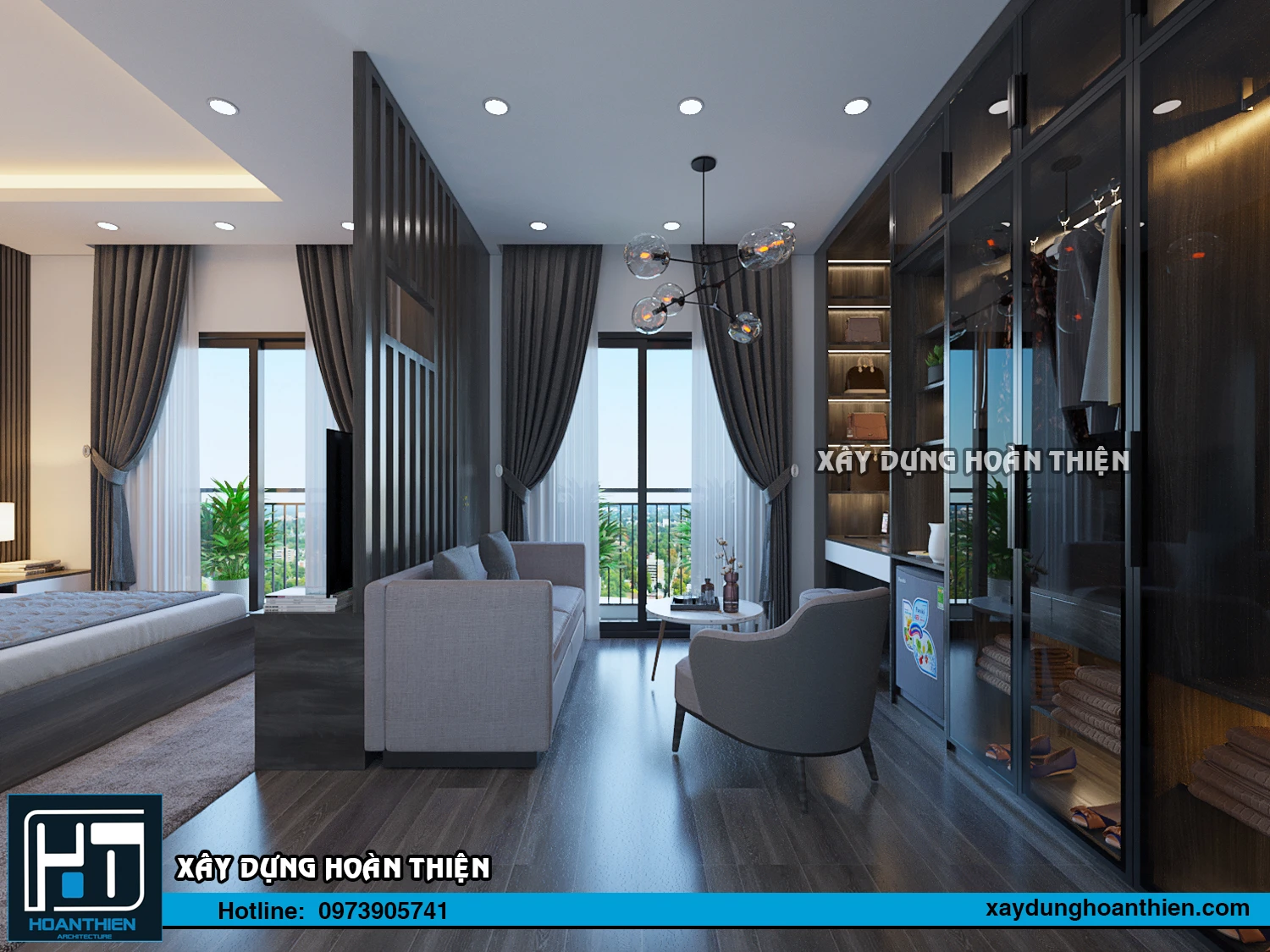 Thiết kế thi công nội thất căn hộ Aqua City Hạ Long, Quảng Ninh Thiết kế thi công nội thất căn hộ Aqua City Hạ Long, Quảng Ninh