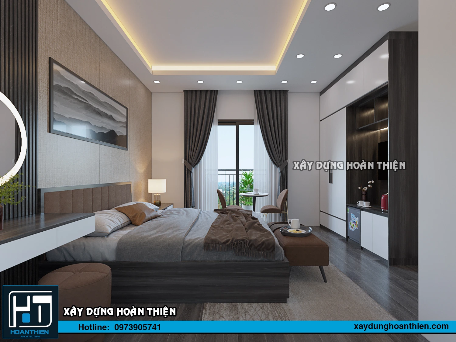 Thiết kế thi công nội thất căn hộ Aqua City Hạ Long, Quảng Ninh Thiết kế thi công nội thất căn hộ Aqua City Hạ Long, Quảng Ninh