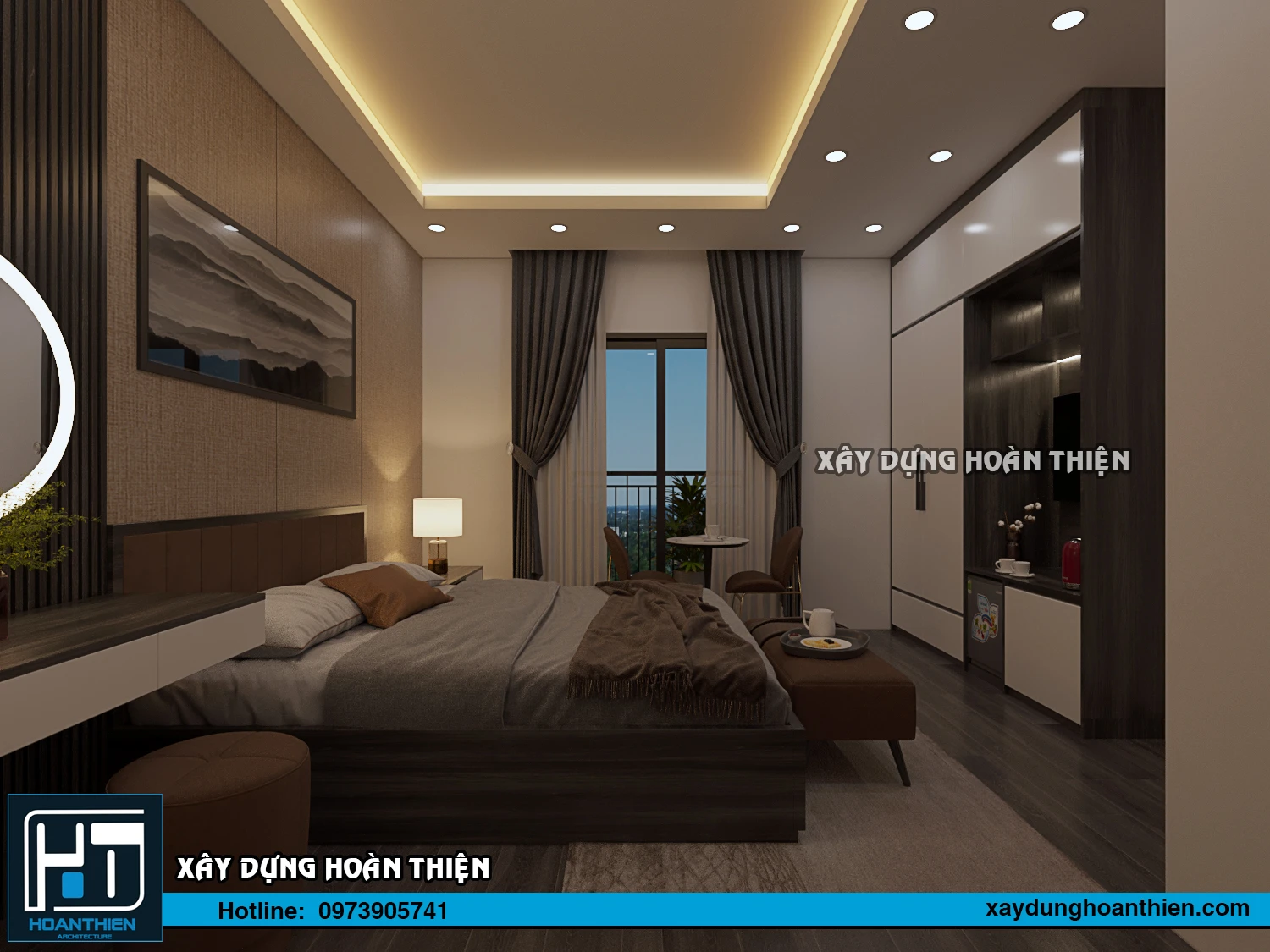 Thiết kế thi công nội thất căn hộ Aqua City Hạ Long, Quảng Ninh Thiết kế thi công nội thất căn hộ Aqua City Hạ Long, Quảng Ninh