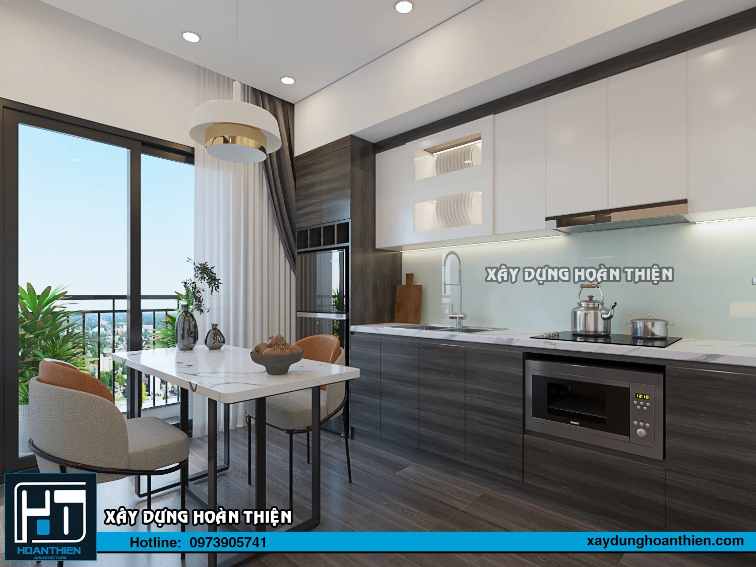 Thiết kế thi công nội thất căn hộ Aqua City Hạ Long, Quảng Ninh Thiết kế thi công nội thất căn hộ Aqua City Hạ Long, Quảng Ninh