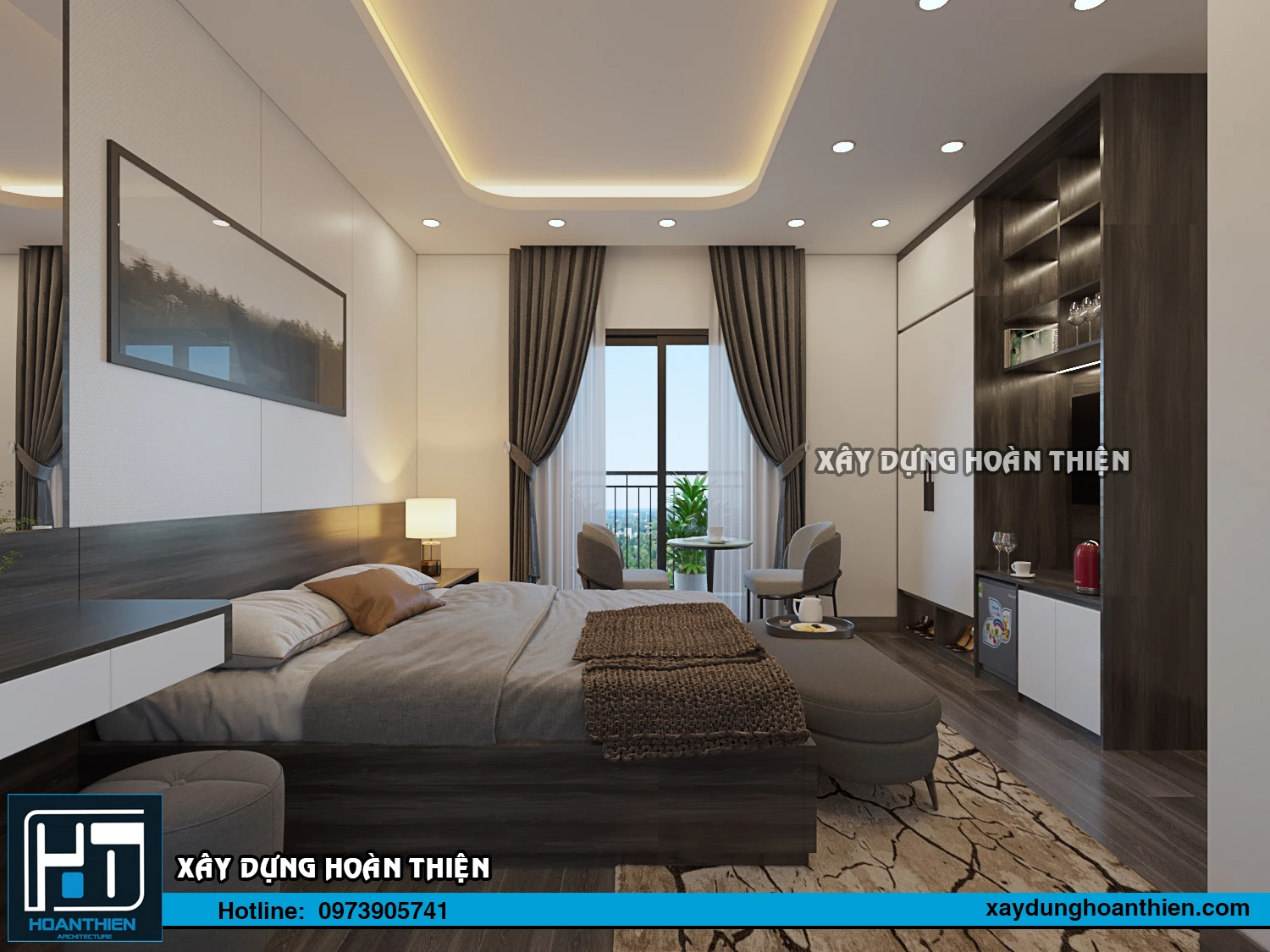 Thiết kế thi công nội thất căn hộ Aqua City Hạ Long, Quảng Ninh Thiết kế thi công nội thất căn hộ Aqua City Hạ Long, Quảng Ninh