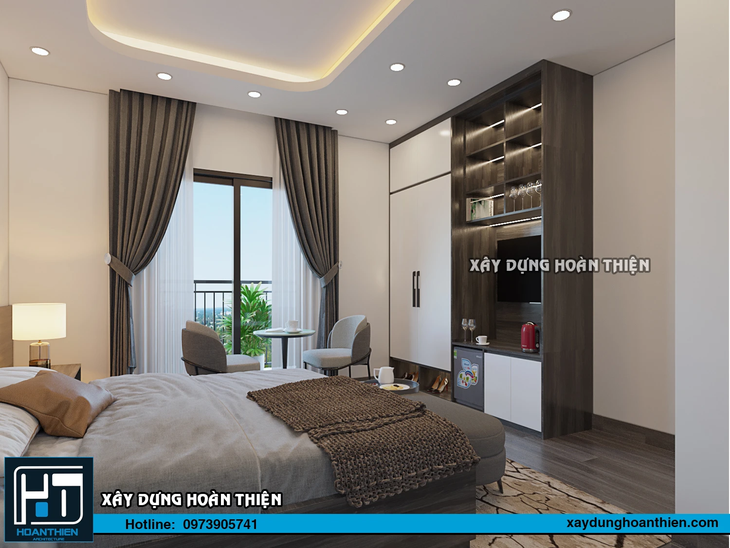 Thiết kế thi công nội thất căn hộ Aqua City Hạ Long, Quảng Ninh Thiết kế thi công nội thất căn hộ Aqua City Hạ Long, Quảng Ninh