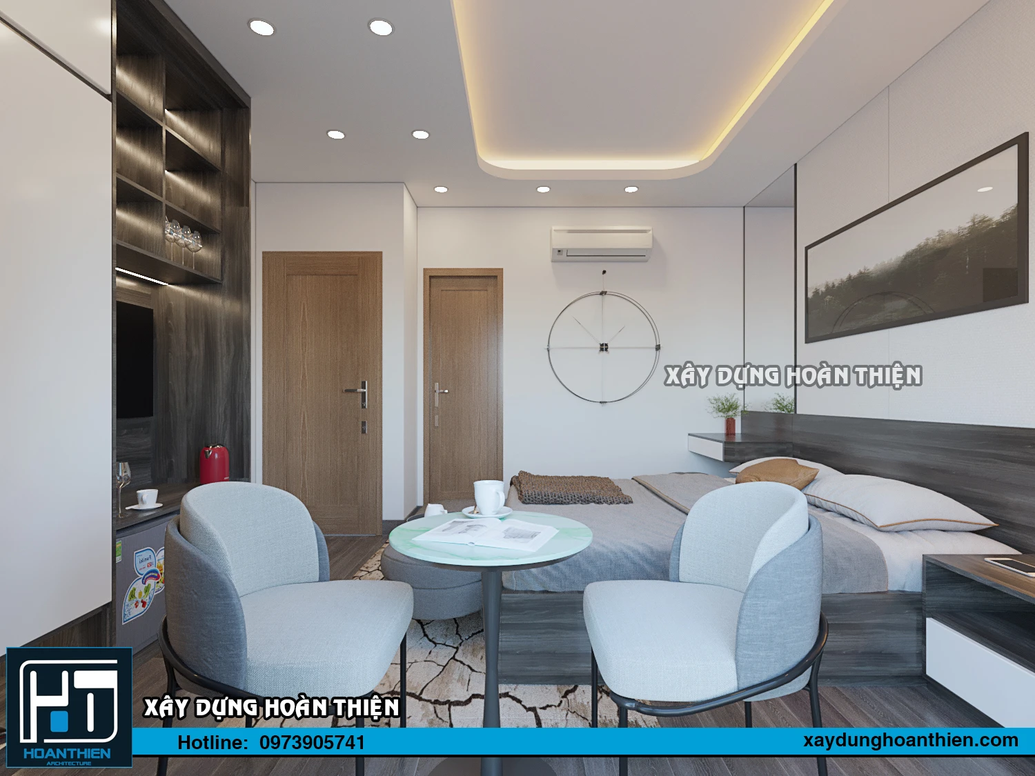 Thiết kế thi công nội thất căn hộ Aqua City Hạ Long, Quảng Ninh Thiết kế thi công nội thất căn hộ Aqua City Hạ Long, Quảng Ninh