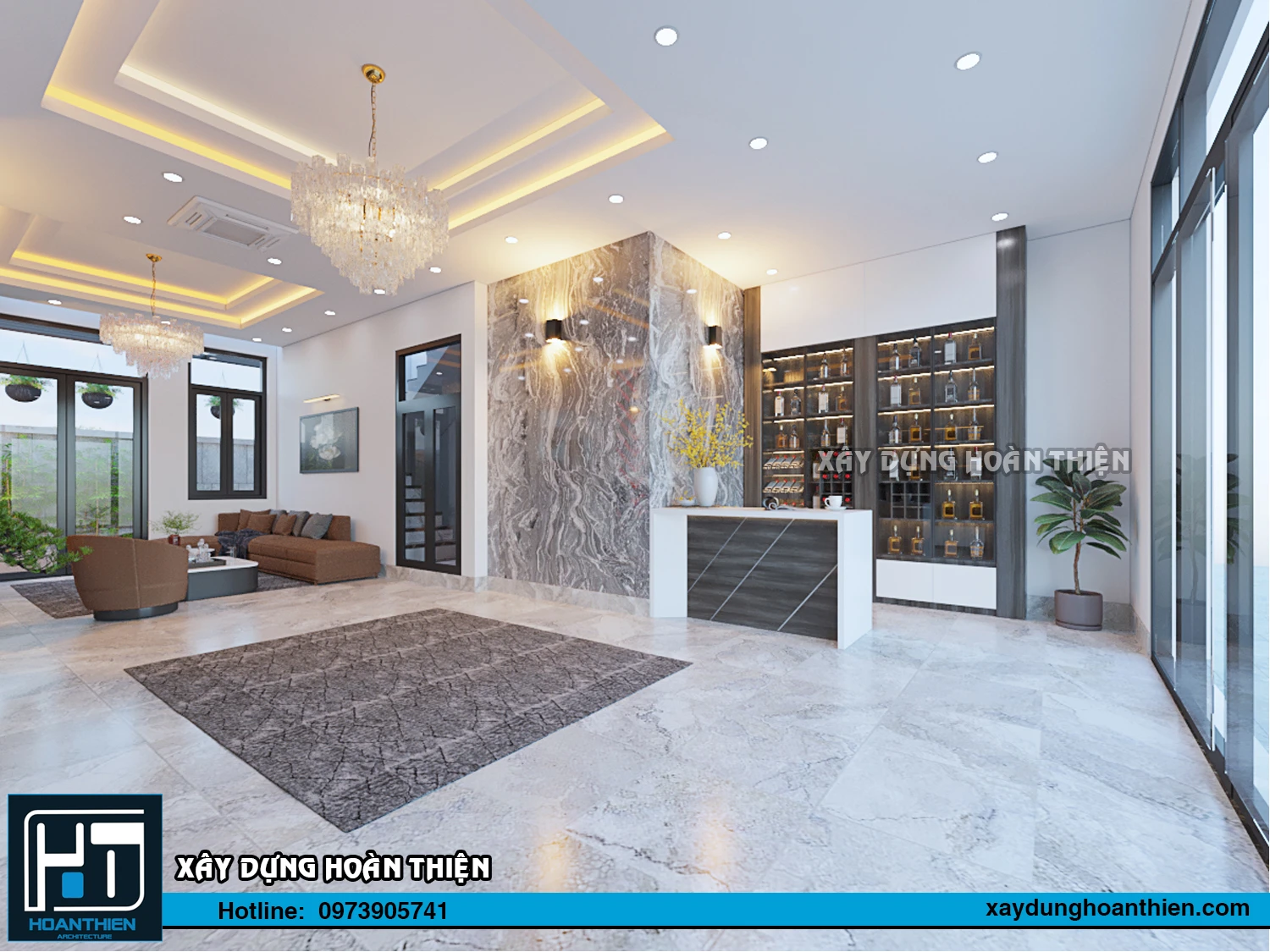 Thiết kế thi công nội thất căn hộ Aqua City Hạ Long, Quảng Ninh Thiết kế thi công nội thất căn hộ Aqua City Hạ Long, Quảng Ninh