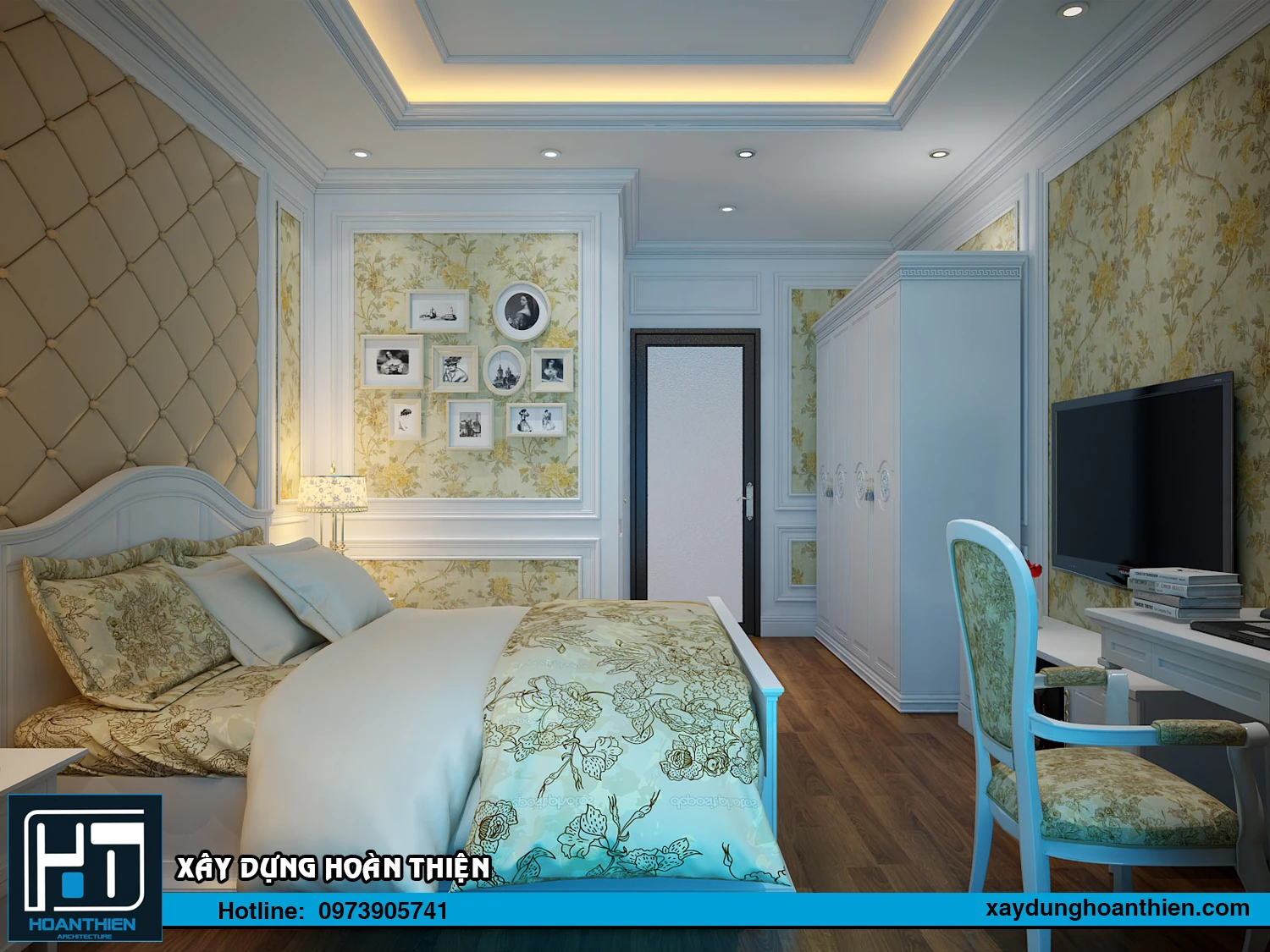 Thiết kế nội thất nhà ông tân cổ điển Thiết kế nội thất nhà ông tân cổ điển