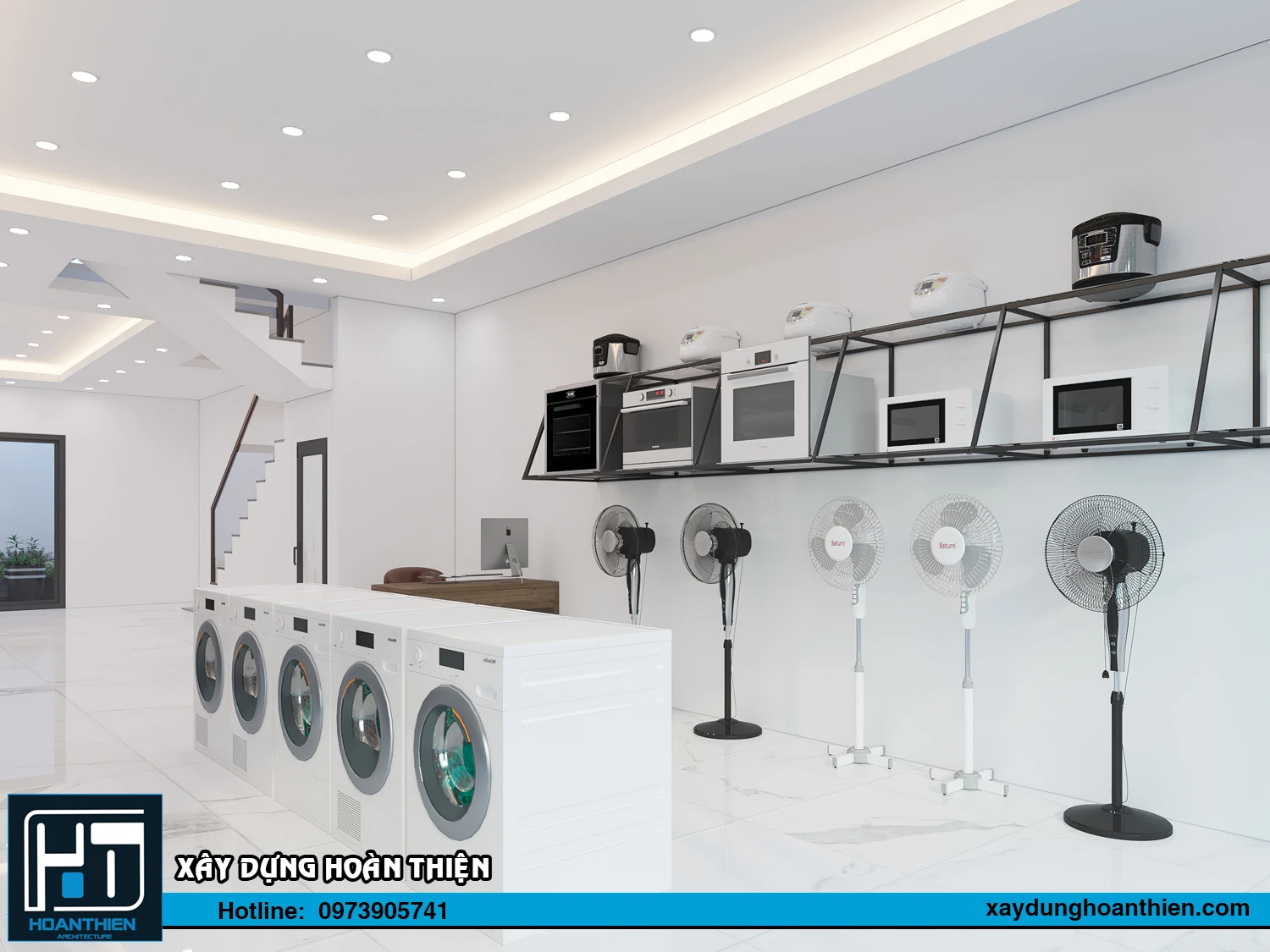 Thiết kế nội thất nhà ống diện tích 5x20m tại Hải Phòng Thiết kế nội thất nhà ống diện tích 5x20m tại Hải Phòng