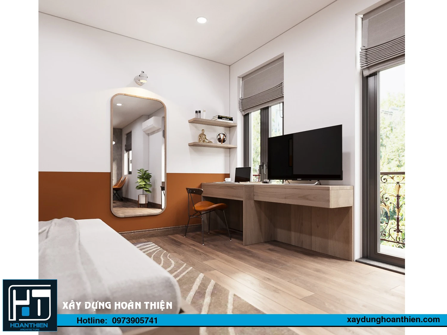 Thiết kế thi công nội thất căn hộ cho thuê tại Hoàng Huy Riverside Thiết kế thi công nội thất căn hộ cho thuê tại Hoàng Huy Riverside