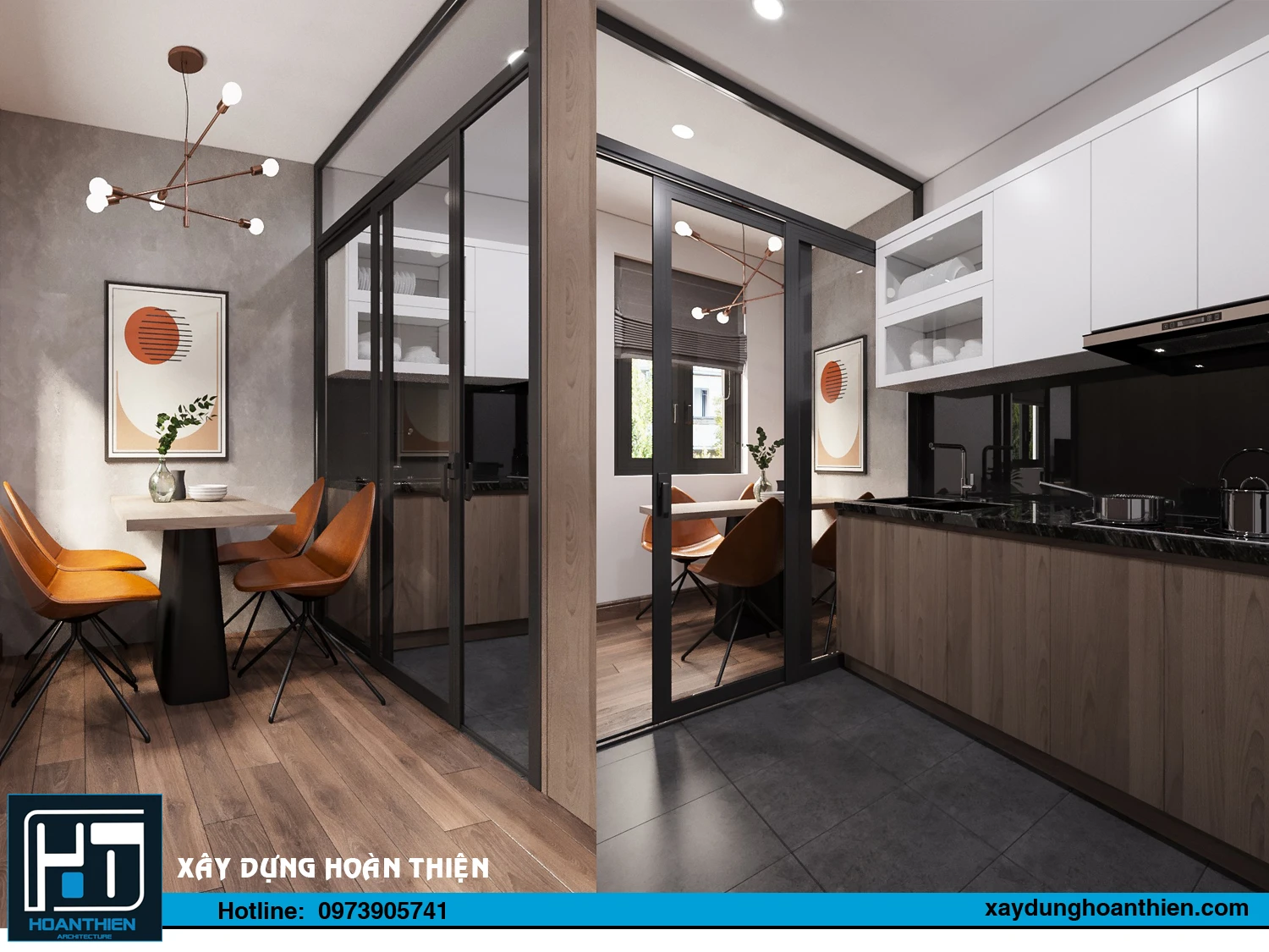 Thiết kế thi công nội thất căn hộ cho thuê tại Hoàng Huy Riverside Thiết kế thi công nội thất căn hộ cho thuê tại Hoàng Huy Riverside