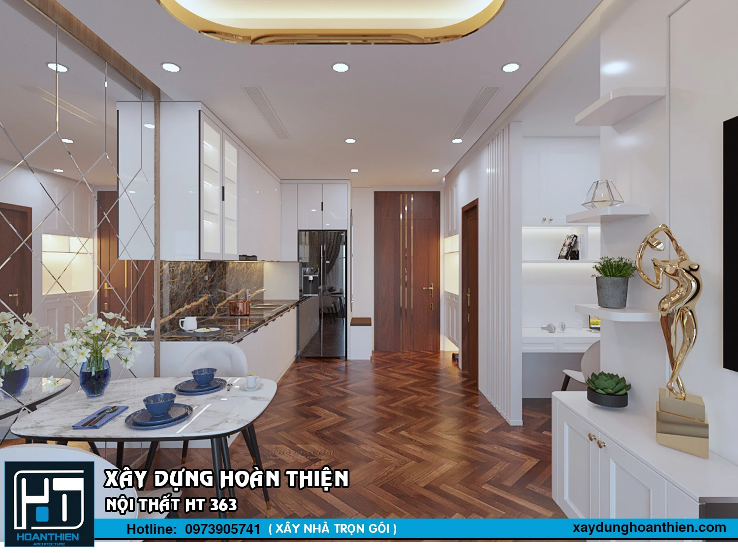Thiết kế, Thi công nội thất chung cư Diamon Crown Hải Phòng Thiết kế, Thi công nội thất chung cư Diamon Crown Hải Phòng