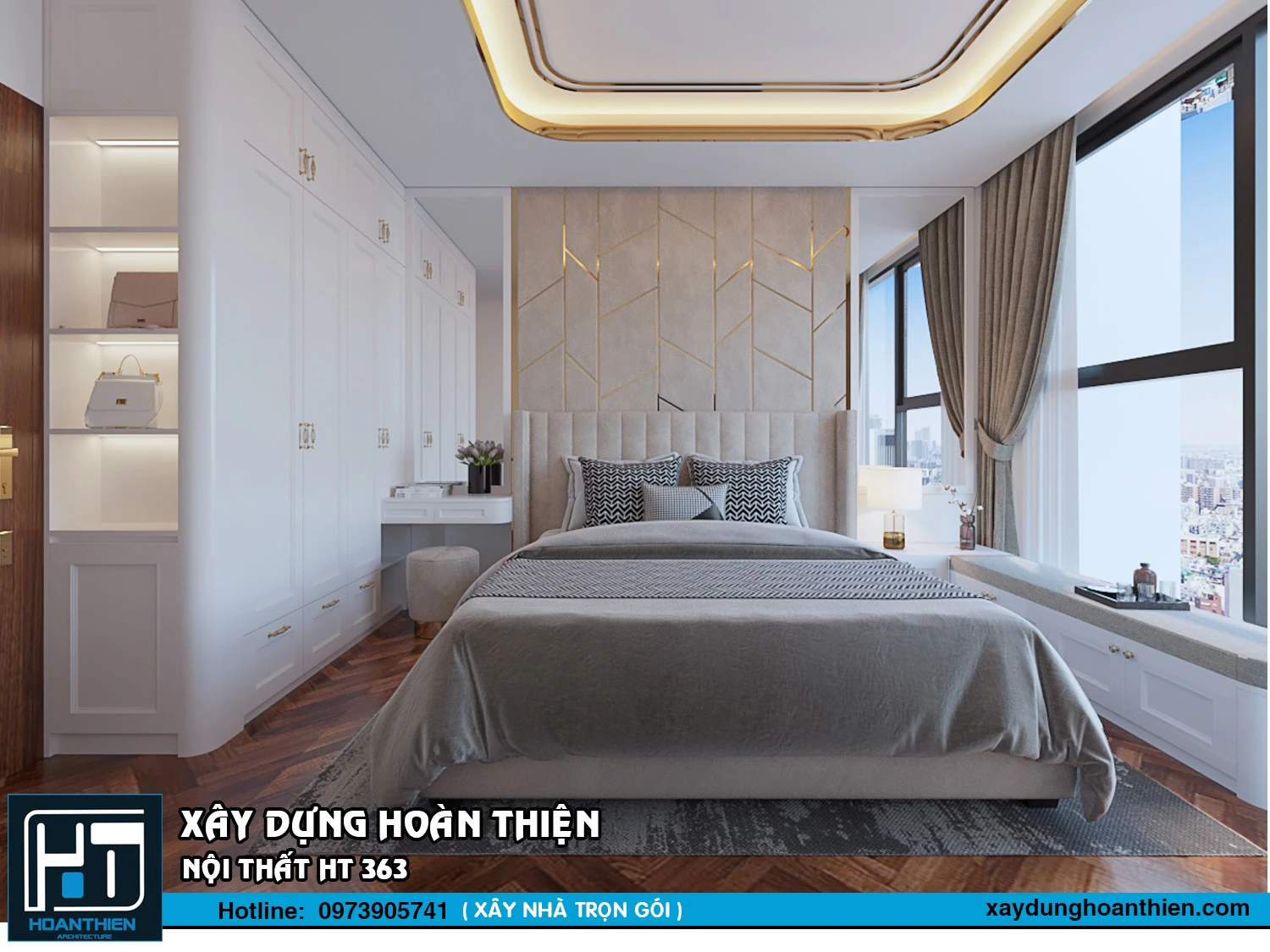 Thiết kế, Thi công nội thất chung cư Diamon Crown Hải Phòng Thiết kế, Thi công nội thất chung cư Diamon Crown Hải Phòng