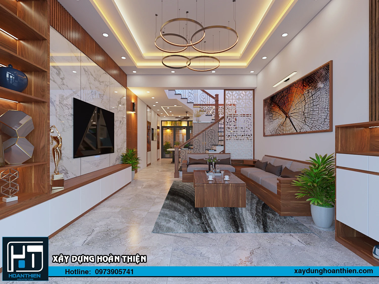 Thiết kế - thi công nội thất nhà ống hiện đại Thiết kế - thi công nội thất nhà ống hiện đại