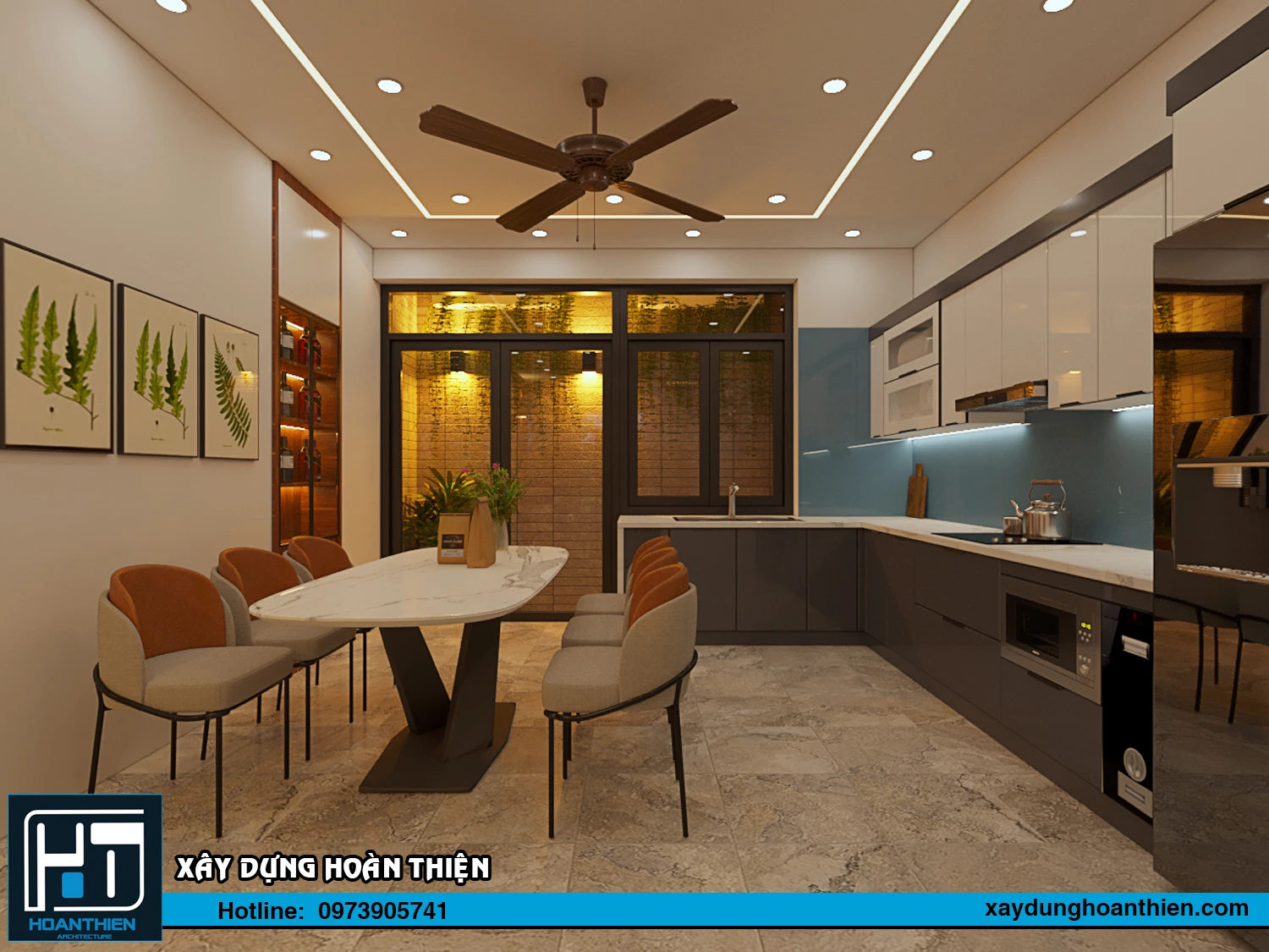Thiết kế - thi công nội thất nhà ống hiện đại Thiết kế - thi công nội thất nhà ống hiện đại