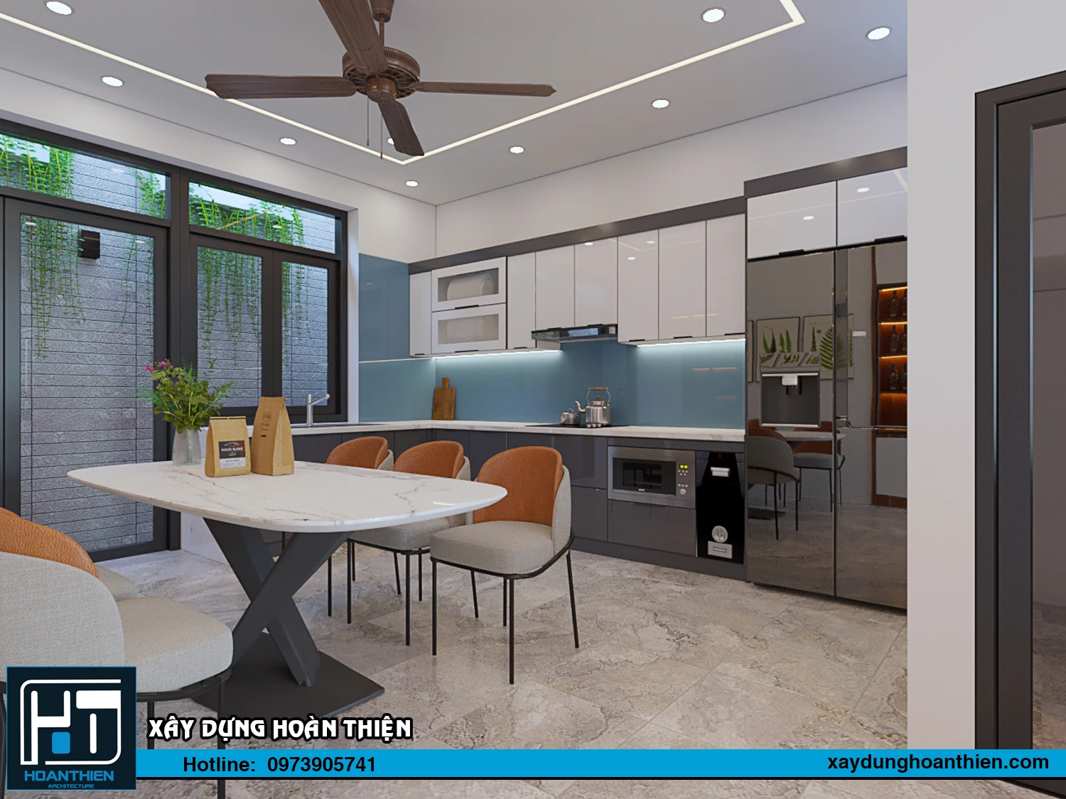 Thiết kế - thi công nội thất nhà ống hiện đại Thiết kế - thi công nội thất nhà ống hiện đại