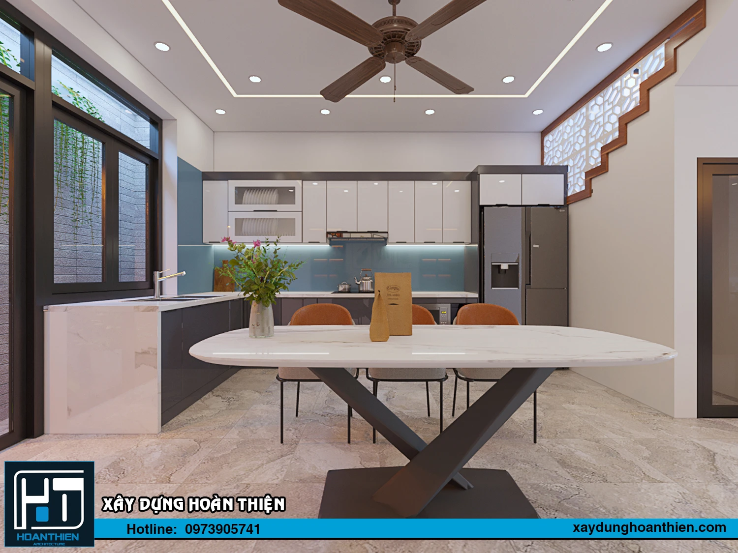 Thiết kế - thi công nội thất nhà ống hiện đại Thiết kế - thi công nội thất nhà ống hiện đại