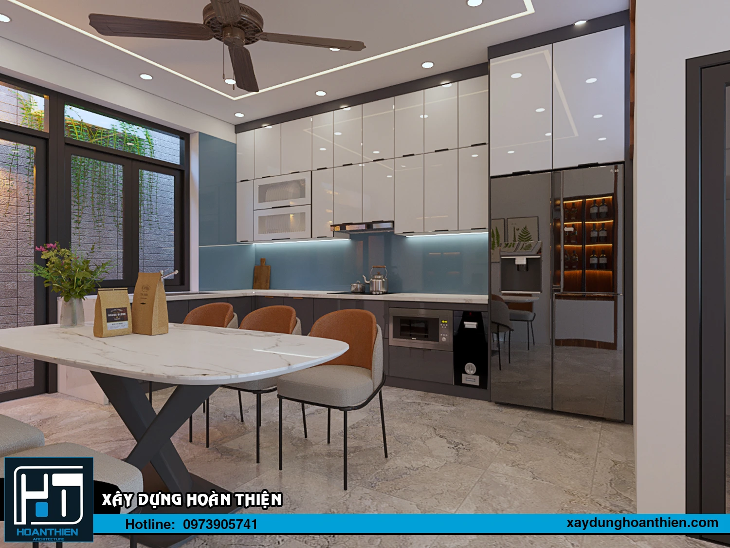 Thiết kế - thi công nội thất nhà ống hiện đại Thiết kế - thi công nội thất nhà ống hiện đại