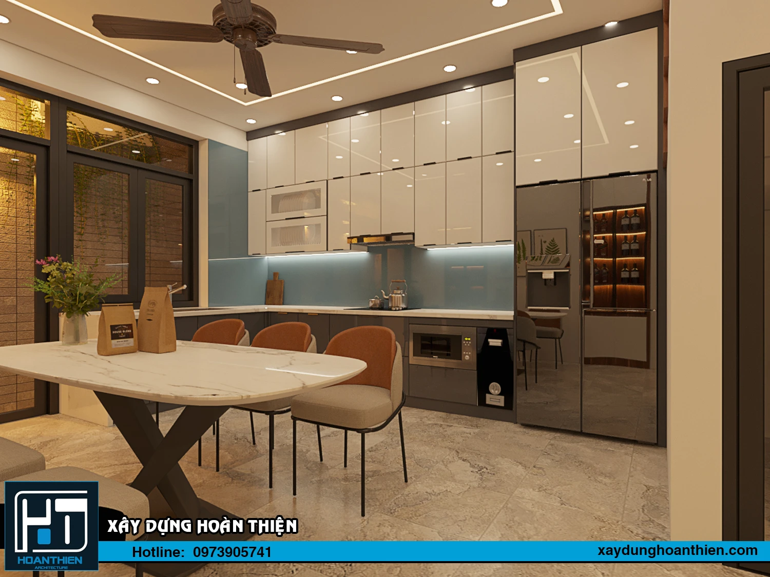 Thiết kế - thi công nội thất nhà ống hiện đại Thiết kế - thi công nội thất nhà ống hiện đại