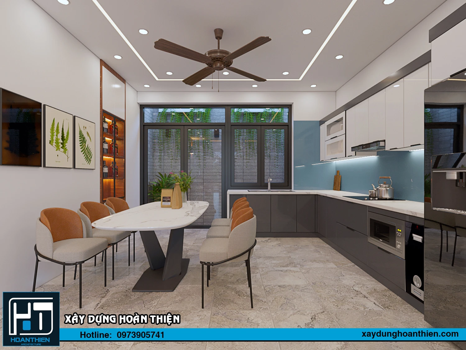 Thiết kế - thi công nội thất nhà ống hiện đại Thiết kế - thi công nội thất nhà ống hiện đại