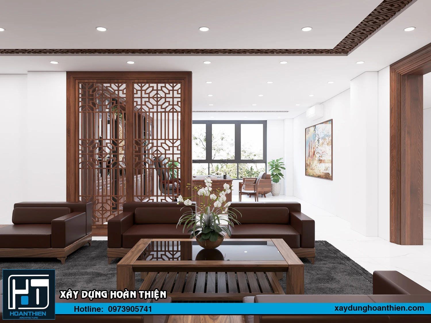 Thiết kế nội thất phòng tổng giám đốc Hải Dương