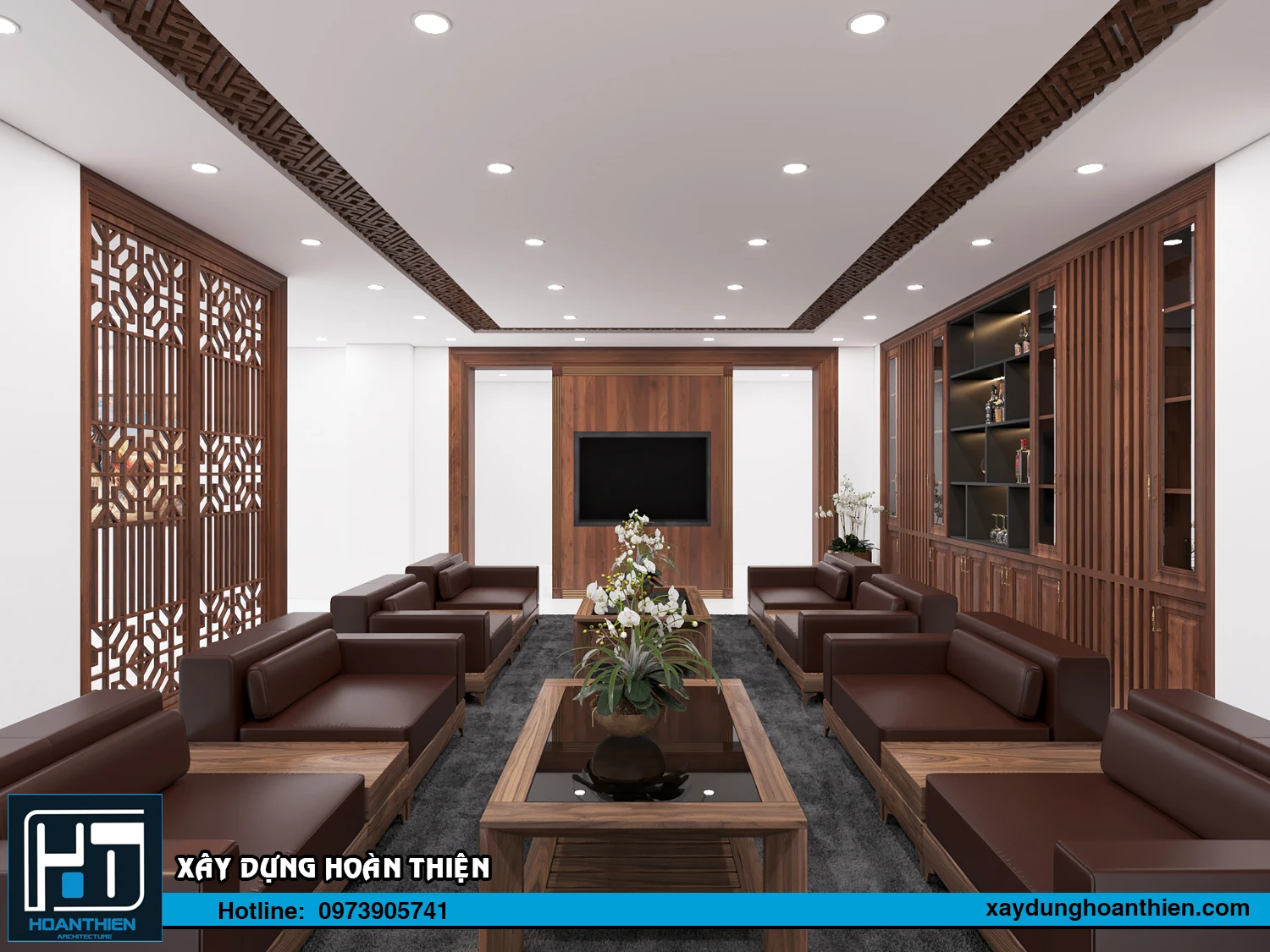 Thiết kế nội thất phòng tổng giám đốc Hải Dương