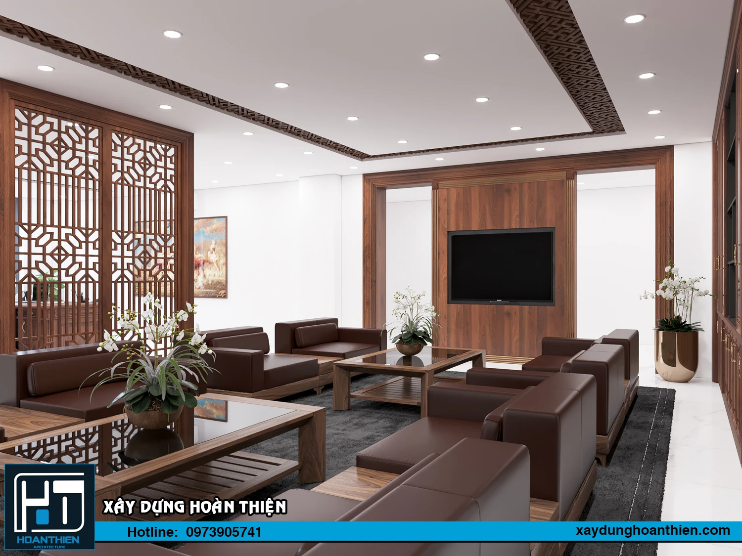 Thiết kế nội thất phòng tổng giám đốc Hải Dương