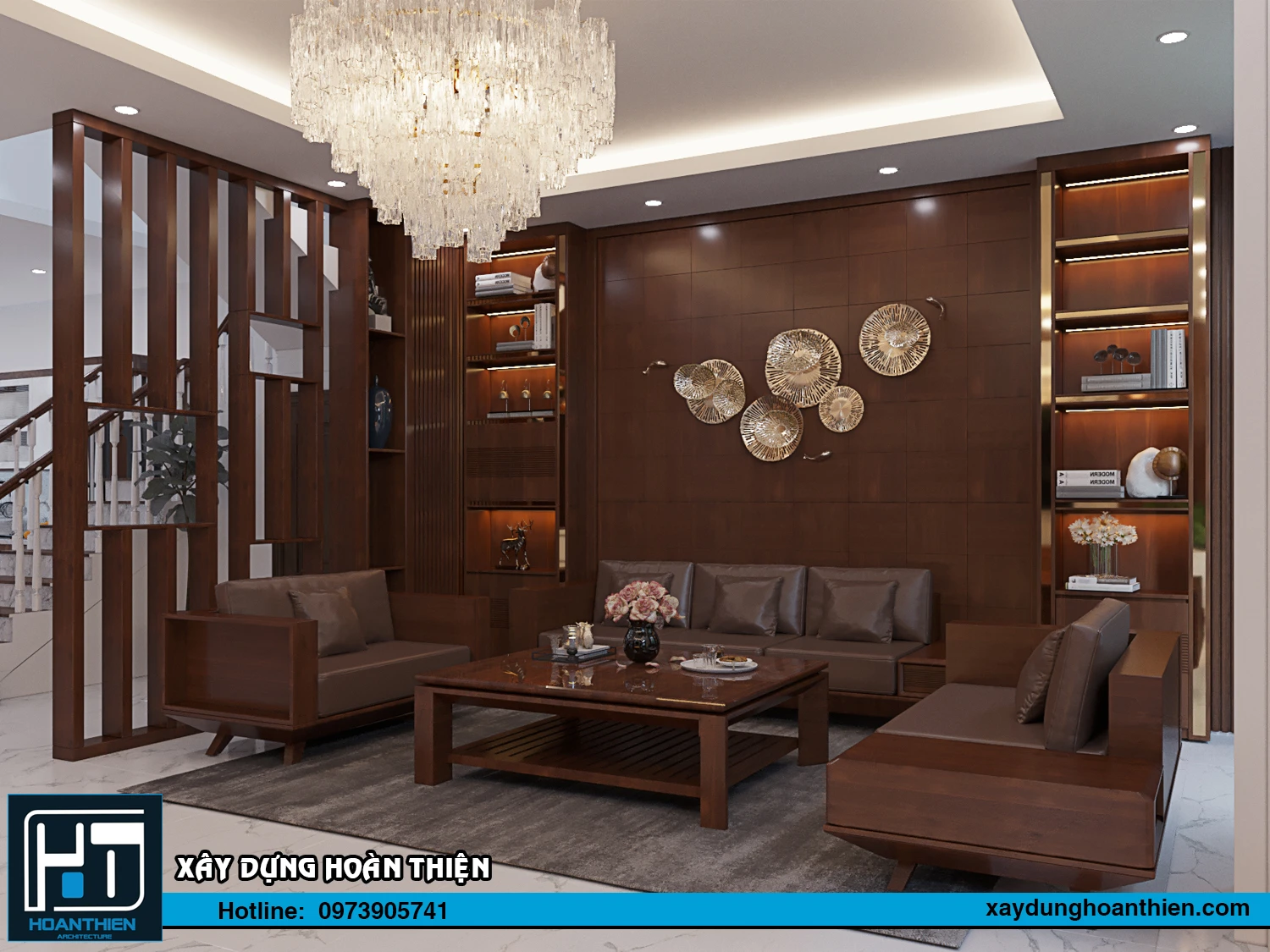 Đơn vị thi công nội thất gỗ óc chó tại Vinhome imperia - Hải Phòng Đơn vị thi công nội thất gỗ óc chó tại Vinhome imperia - Hải Phòng