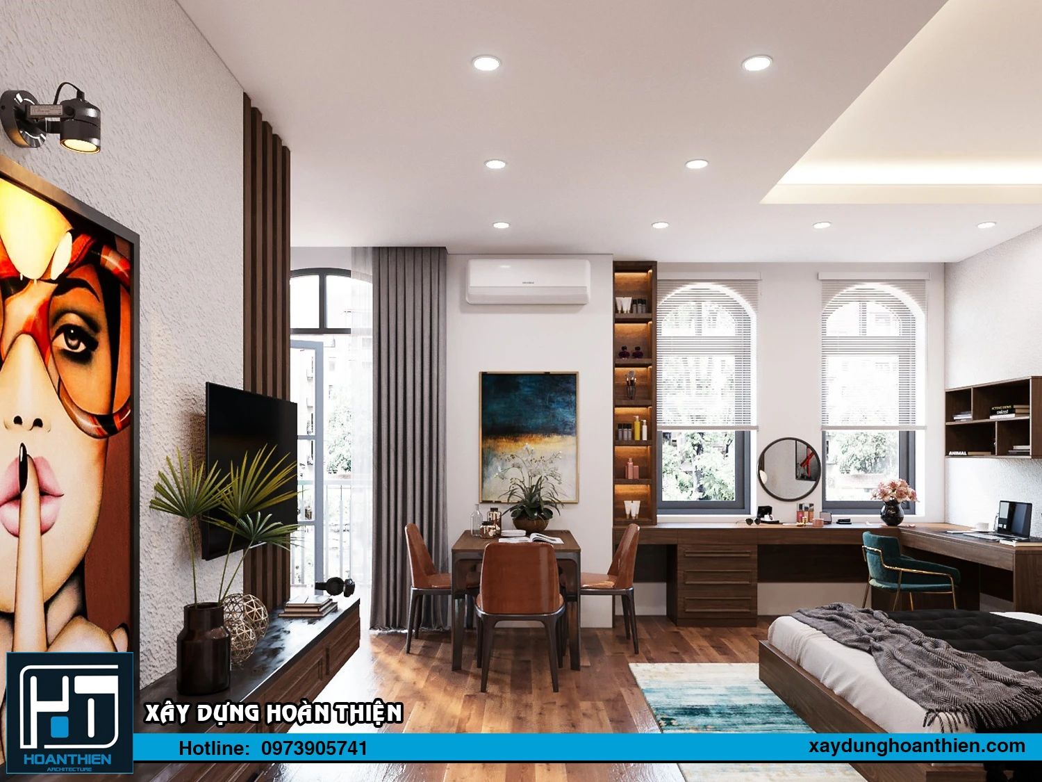 Thiết kế nội thất căn hộ cho thuê Vinhome Imperia Thiết kế nội thất căn hộ cho thuê Vinhome Imperia