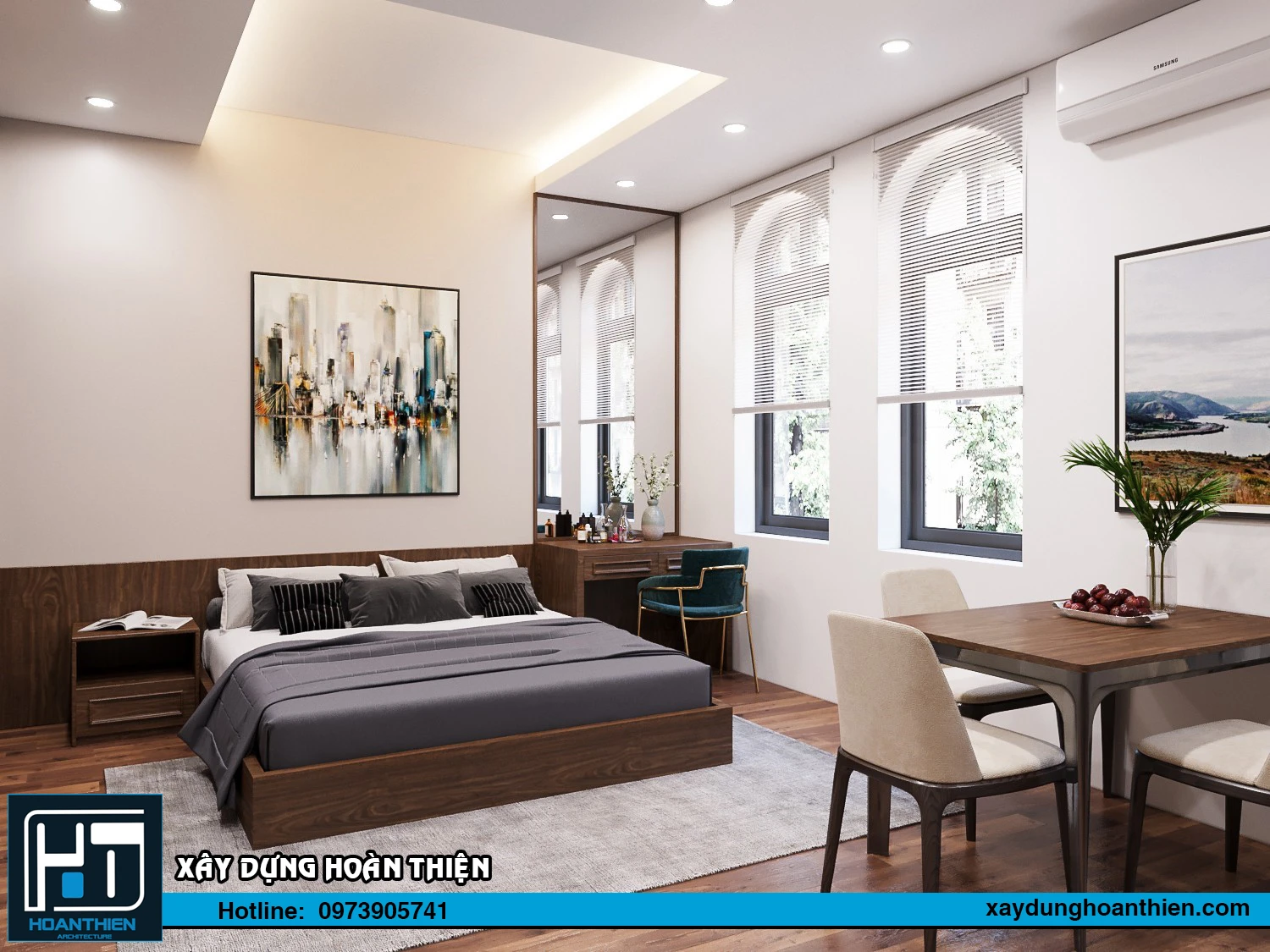 Thiết kế nội thất căn hộ cho thuê Vinhome Imperia Thiết kế nội thất căn hộ cho thuê Vinhome Imperia