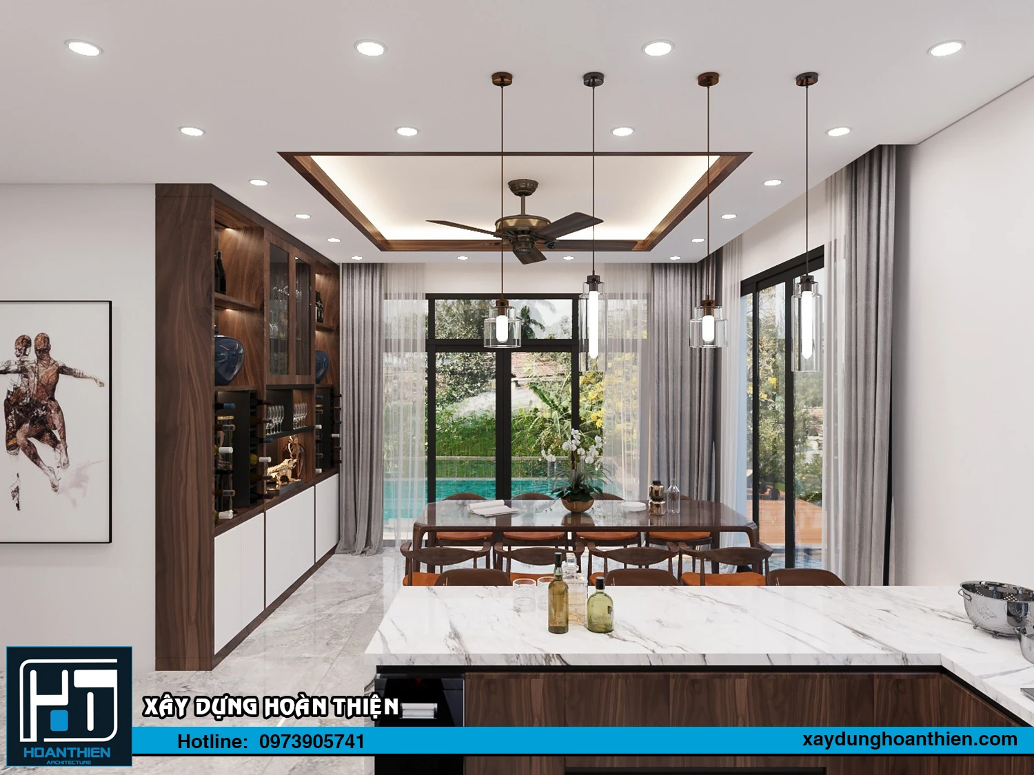 nội thất biệt thự 2 tầng mặt tiền 9m nội thất biệt thự 2 tầng mặt tiền 9m