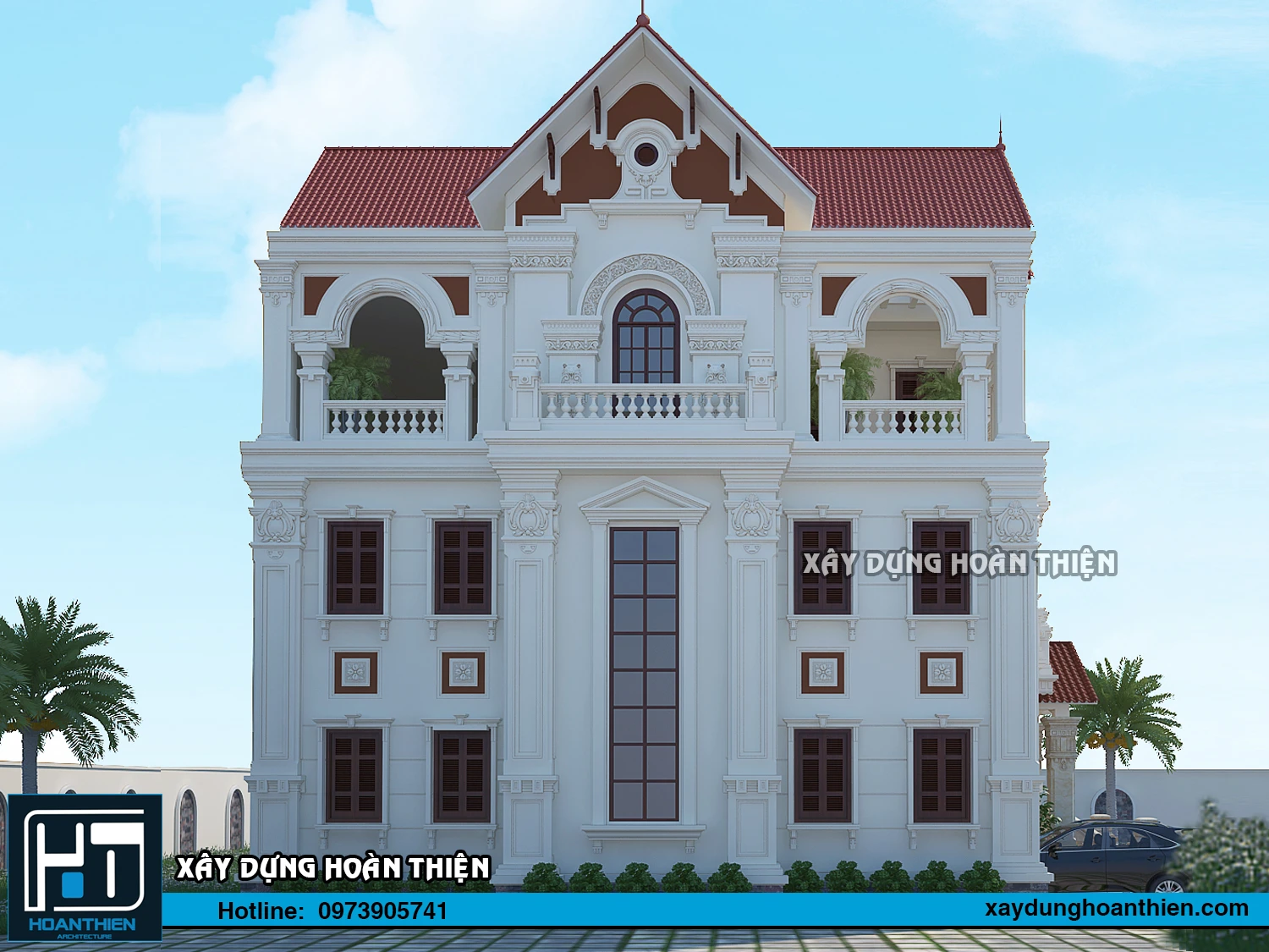 Biệt thự 3 tầng kiểu pháp Biệt thự 3 tầng kiểu pháp