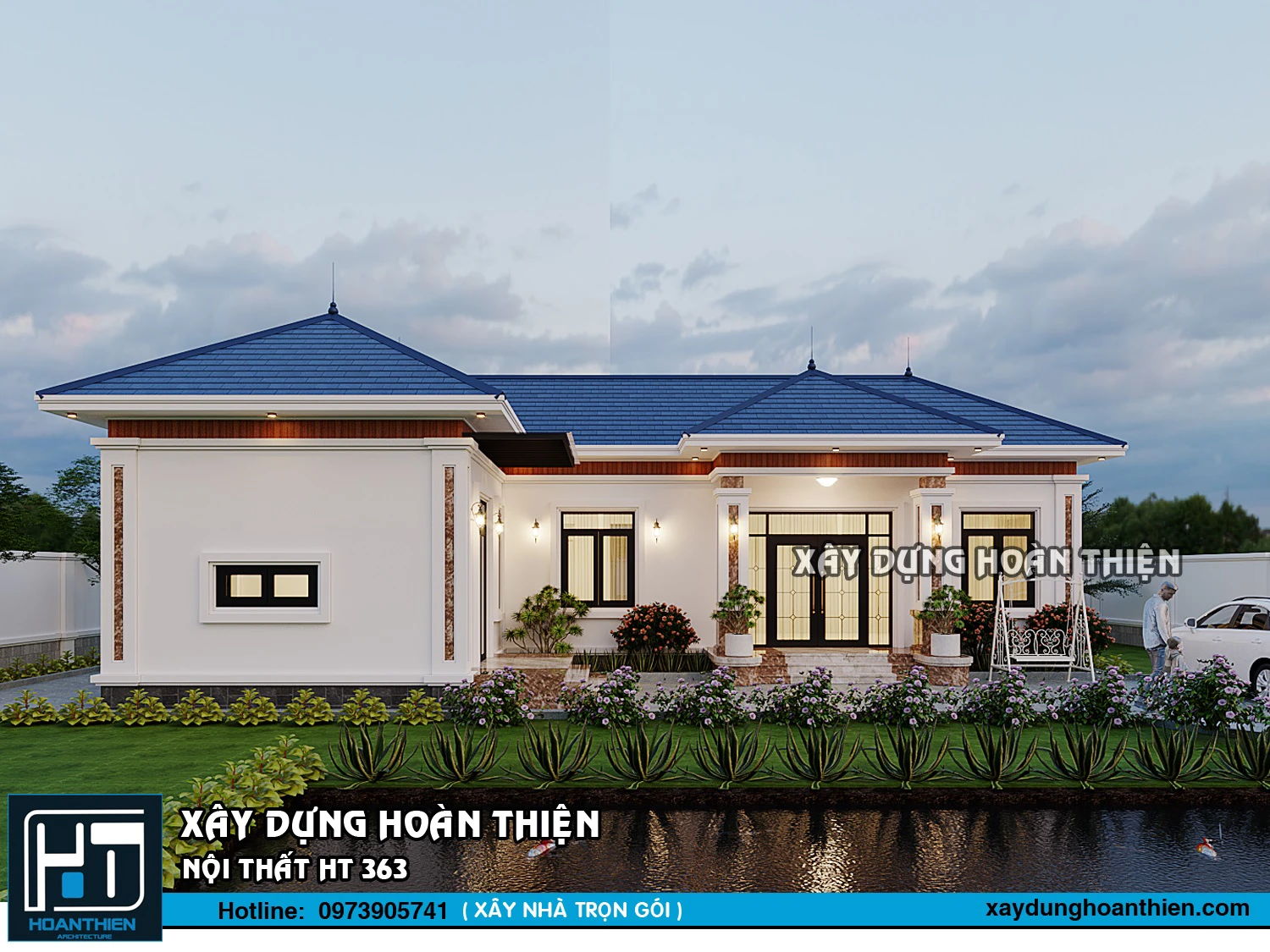 biệt thự mái Nhật 1 tầng hiện đại Vĩnh Bảo biệt thự mái Nhật 1 tầng hiện đại Vĩnh Bảo