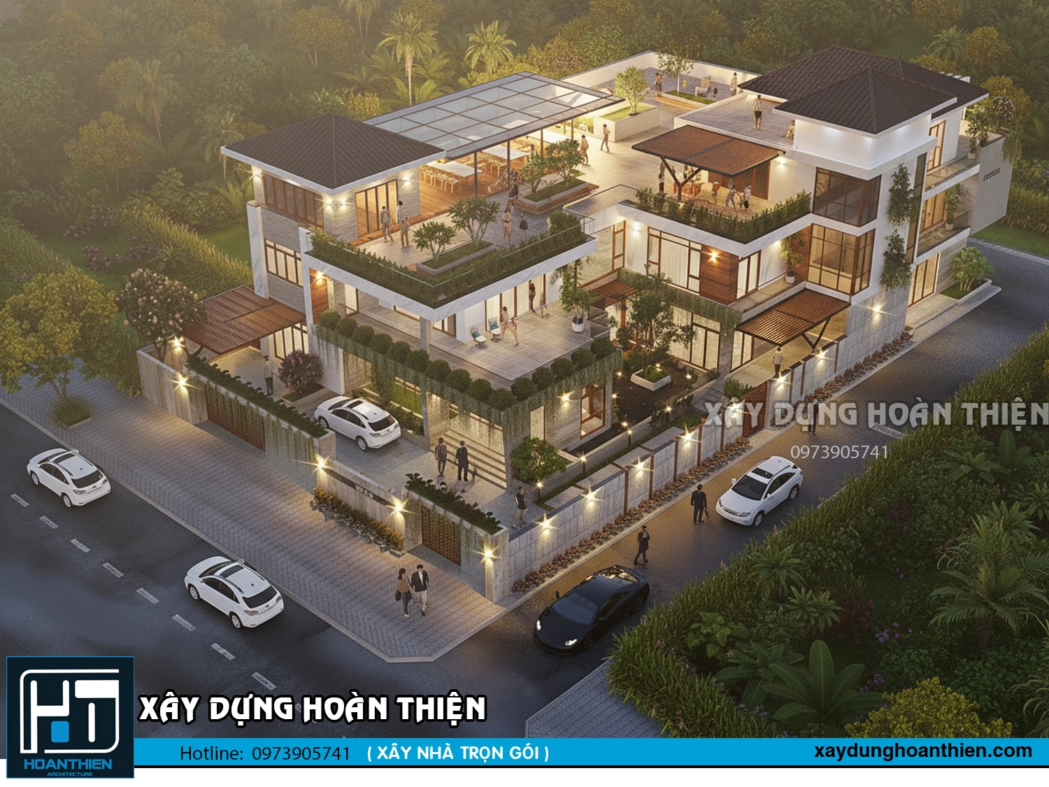 Mẫu thiết kế biệt thự tại Biên Hòa hiện đại, đẳng cấp và gần gũi thiên nhiên Mẫu thiết kế biệt thự tại Biên Hòa hiện đại, đẳng cấp và gần gũi thiên nhiên