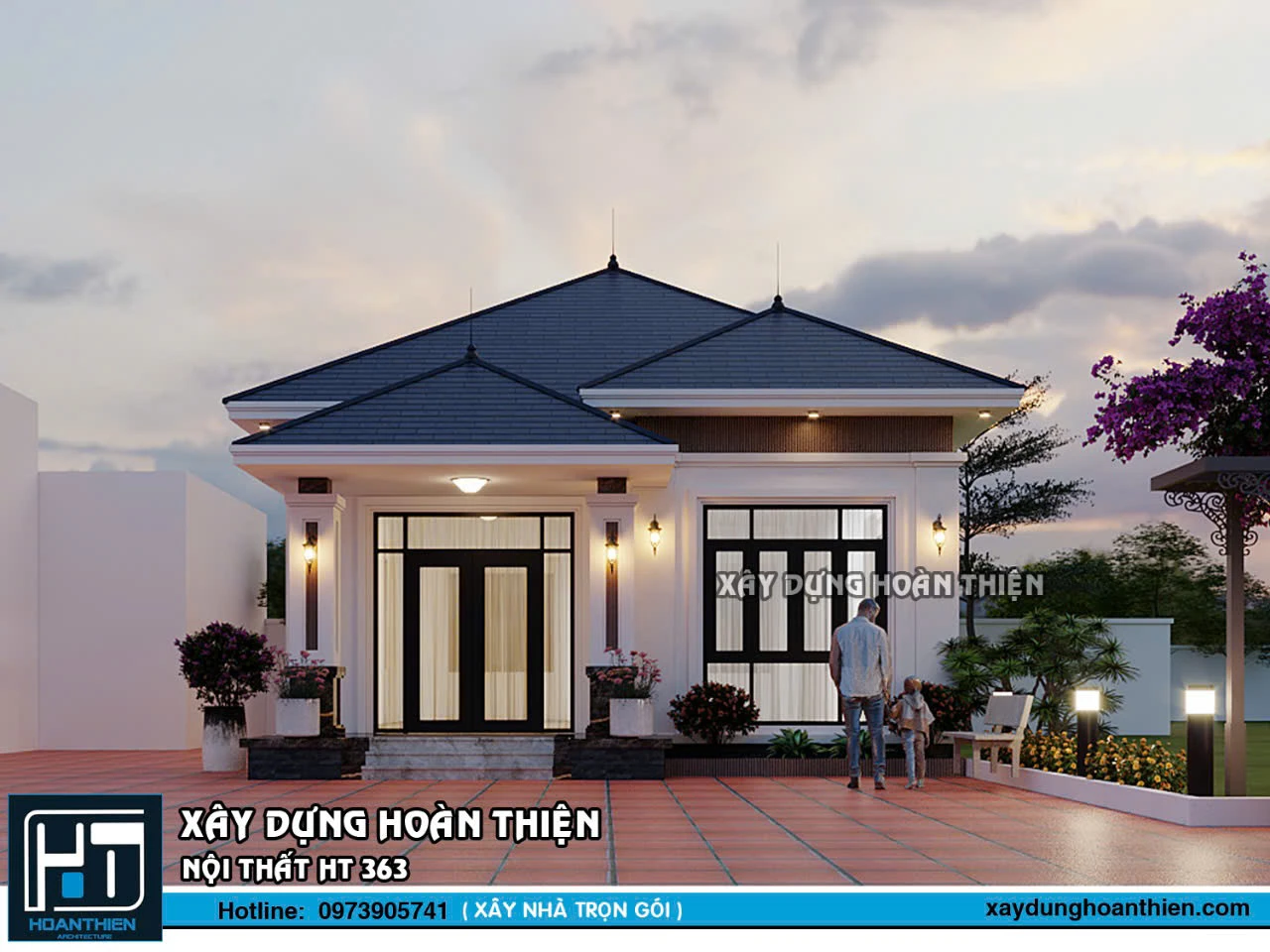 Biệt thự vườn mái nhật 1 tầng tại An Lão, Hải Phòng Biệt thự vườn mái nhật 1 tầng tại An Lão, Hải Phòng