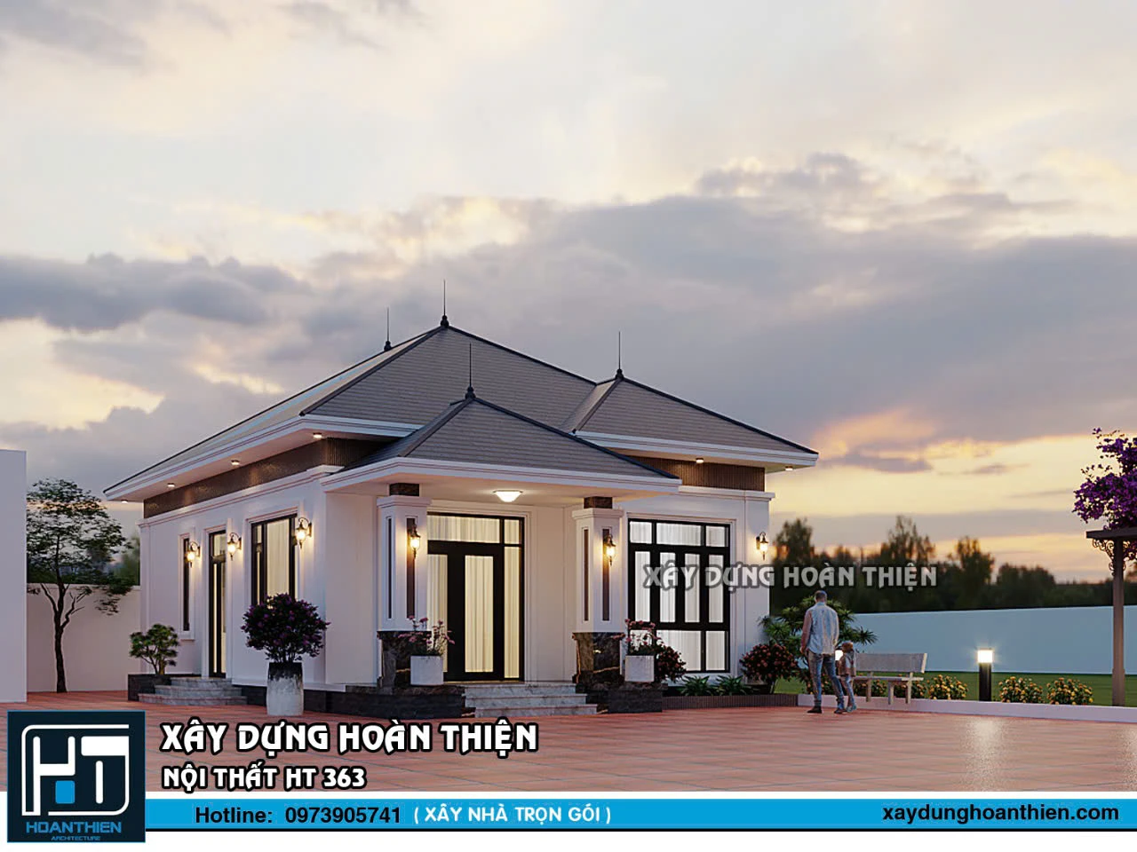 Biệt thự vườn mái nhật 1 tầng tại An Lão, Hải Phòng Biệt thự vườn mái nhật 1 tầng tại An Lão, Hải Phòng