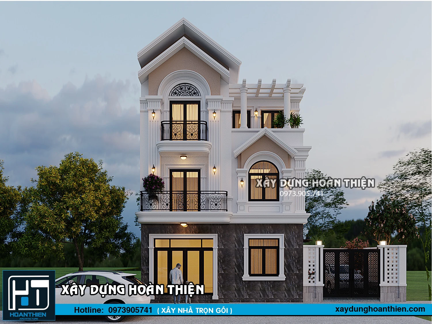 Biệt thự tân cổ điển 3 tầng tại An Dương, Hải Phòng Biệt thự tân cổ điển 3 tầng tại An Dương, Hải Phòng