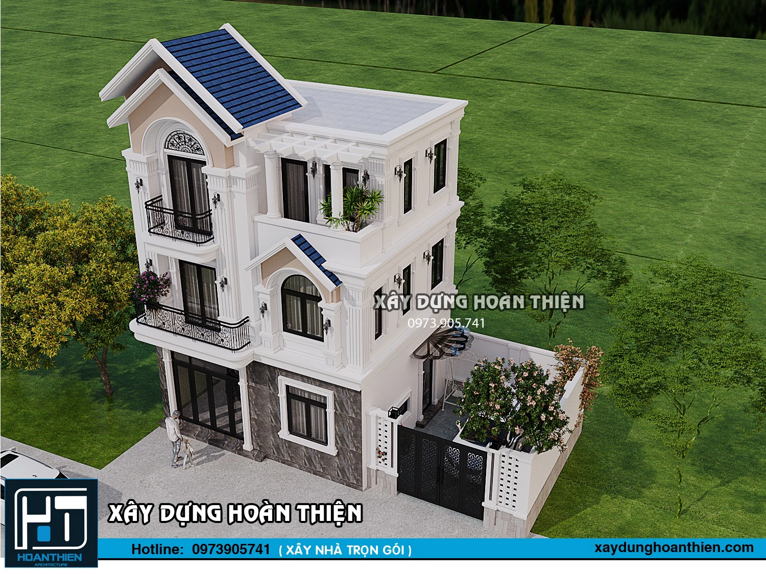 Biệt thự tân cổ điển 3 tầng tại An Dương, Hải Phòng Biệt thự tân cổ điển 3 tầng tại An Dương, Hải Phòng