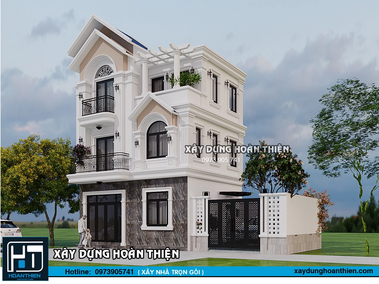 Biệt thự tân cổ điển 3 tầng tại An Dương, Hải Phòng Biệt thự tân cổ điển 3 tầng tại An Dương, Hải Phòng