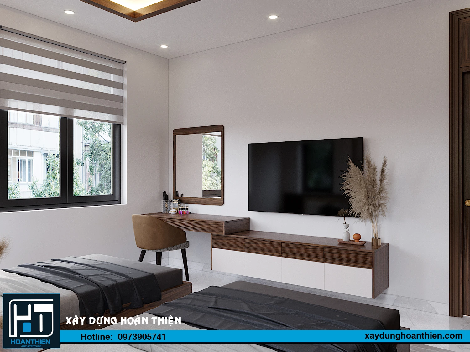 biệt thự 2 tầng mái thái