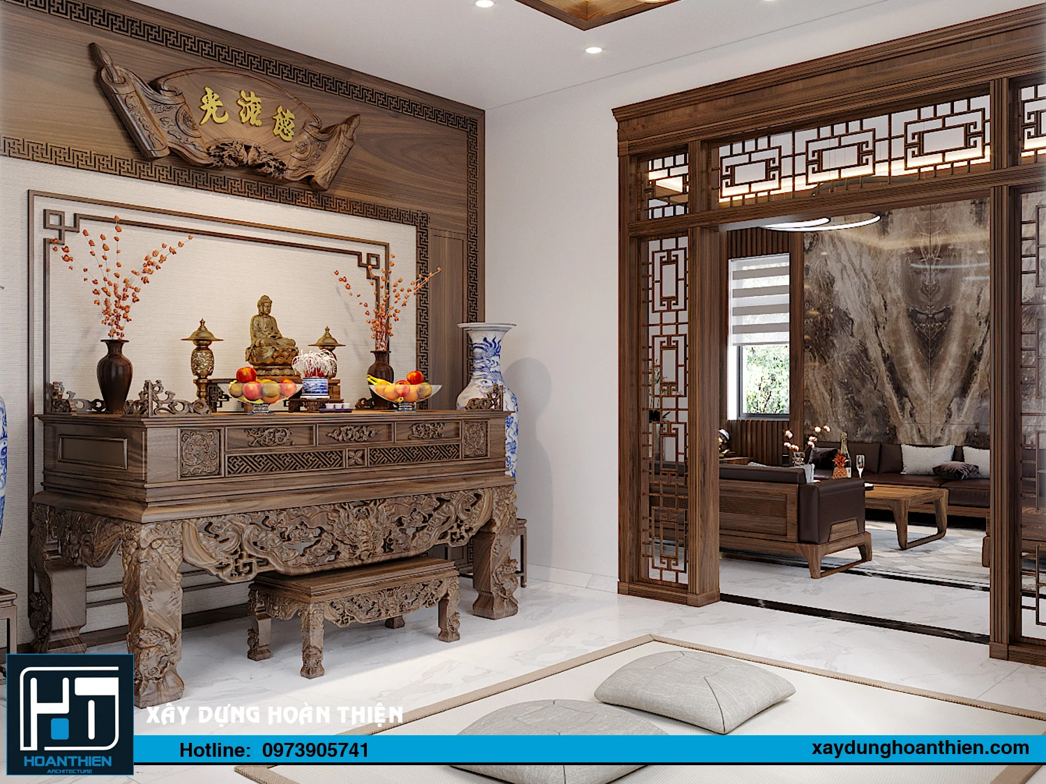 biệt thự 2 tầng mái thái