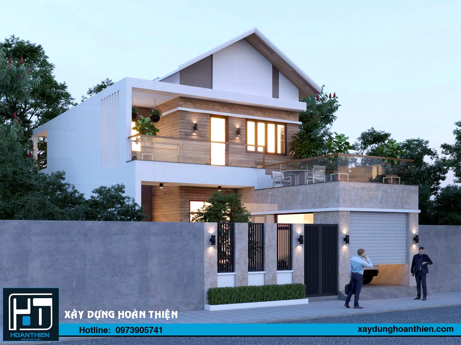 thiết kế biệt thự 2 tầng hiện đại đẹp thiết kế biệt thự 2 tầng hiện đại