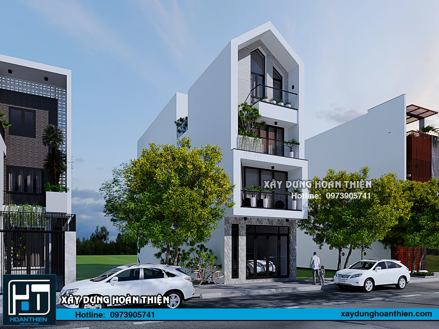 Mẫu nhà ống hiện đại 4 tầng 2023 tại Hải Phòng Mẫu nhà ống hiện đại 4 tầng 2023 tại Hải Phòng