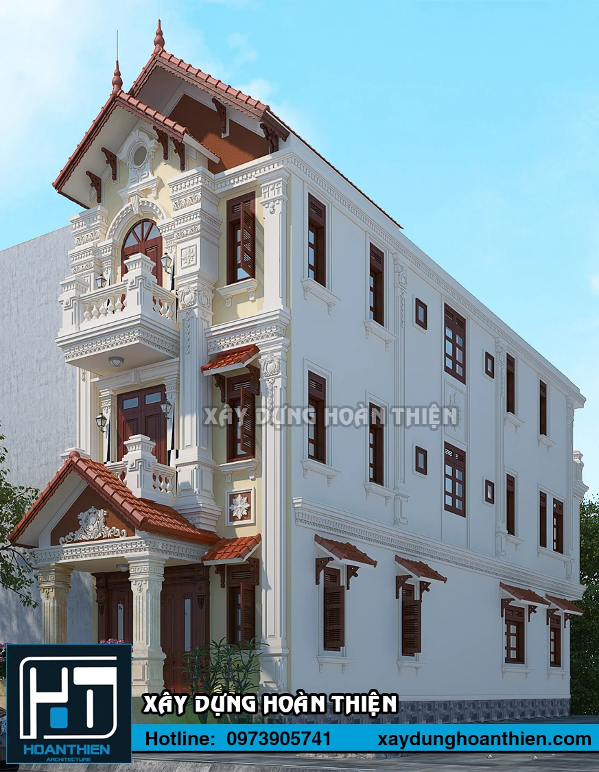 Nhà ống tân cổ điển 3 tầng Nhà ống tân cổ điển 3 tầng